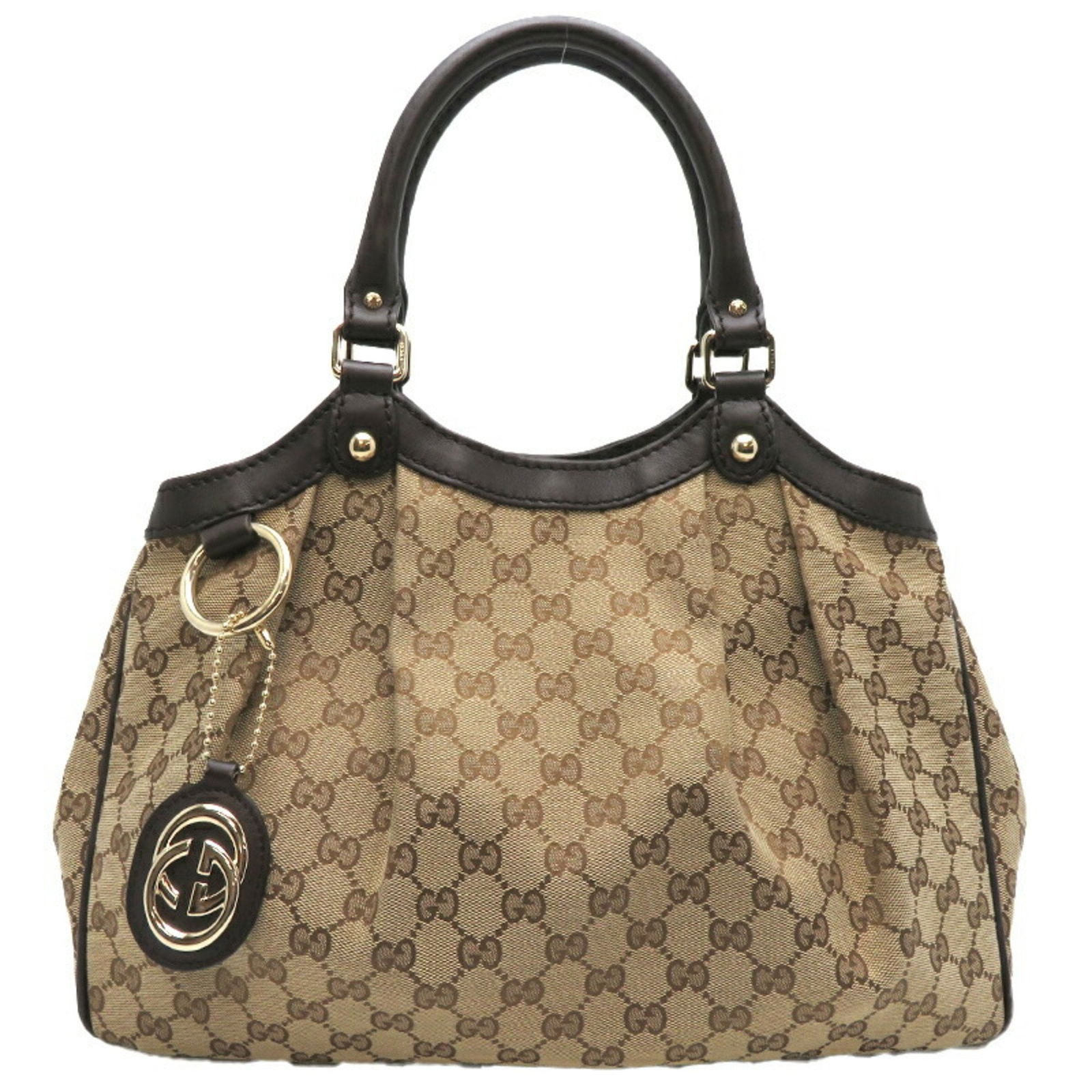 Gucci tote bag ladies handbag 211944 GG canvas brown: Gucci tote bag ladies handbag 211944 GG canvas brown Brand: Gucci Type: Handbag Tote bag Material: GG canvas GG canvas: Color: Brown Gender: Women Size (HxWxD): 30cm x 34cm x 11cm / 11.81 x 13.38 x 4.