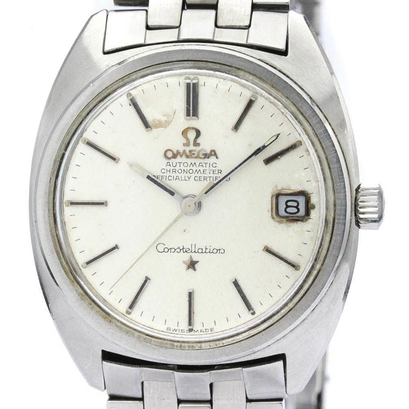 Vintage OMEGA Constellation Chronometer Cal 564 Automatikuhr 168.017 BF561863: Vintage OMEGA Constellation Chronometer Cal 564 Automatikuhr 168.017 BF561863 Brand: Omega Line: Constellation Model: 168.017 Type: Wristwatch Style: Dress/Formal Gender: Men Material (Case): Stainles