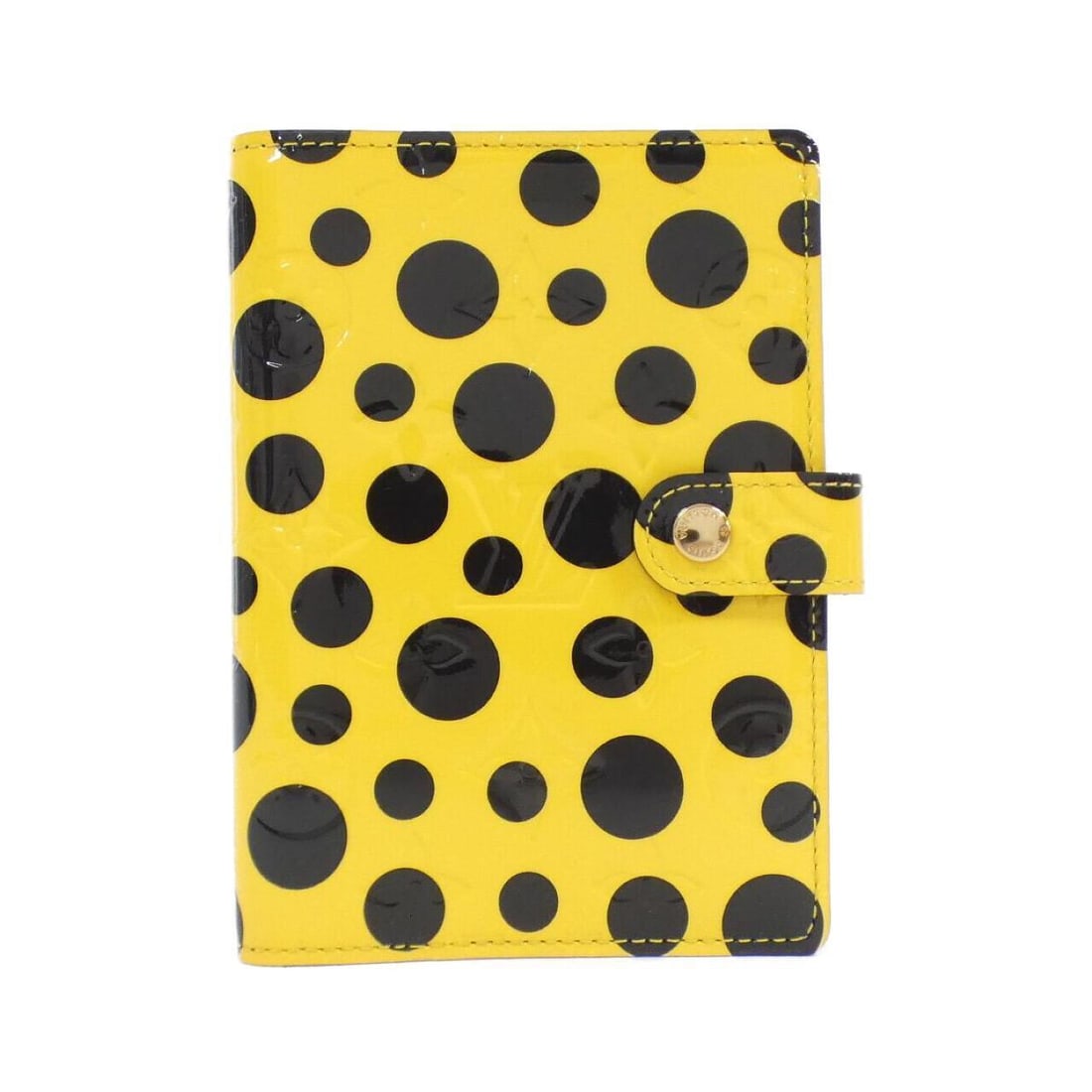 LOUIS VUITTON Dot Infinity (Yayoi Kusama) AGENDA PM M91517: LOUIS VUITTON Dot Infinity (Yayoi Kusama) AGENDA PM M91517 Style: Personal Organizer Color: JAUNE GOLD (Hardware) Material: Enamel Gender: Unisex Size: WxHxD: 10cmx14cmx1.5cm Type: Personal Organizer 