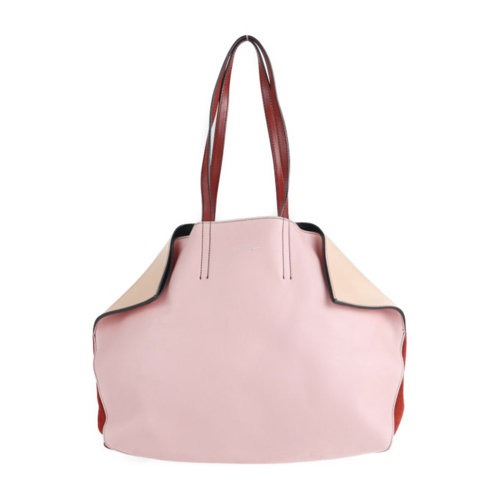 Alexander McQueen Butterfly Tote Bag Leather Suede Pink Beige Shoulder: Alexander McQueen Butterfly Tote Bag Leather Suede Pink Beige Shoulder Brand: Alexander McQueen Type: Handbag Shopping bag Shoulder bag Tote bag Material: Leather Leather: Color: Pink beige Inner Pock