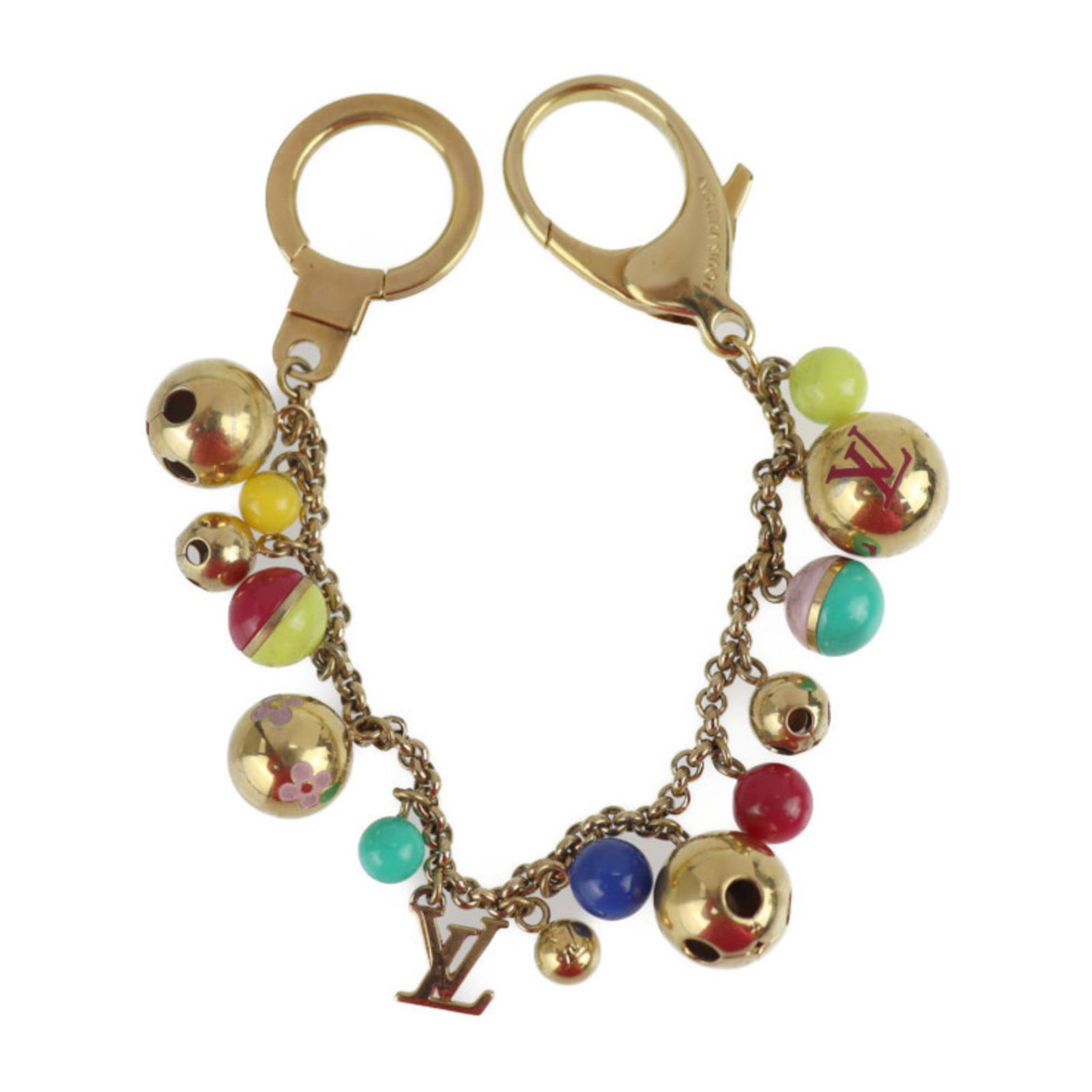 LOUIS VUITTON Louis Vuitton Porto Cle Chenne Grulo Keychain M62226 Metal Gold Multicolor Keyring Bag: LOUIS VUITTON Louis Vuitton Porto Cle Chenne Grulo Keychain M62226 Metal Gold Multicolor Keyring Bag Charm Brand: Louis Vuitton Type: Keyring Style: Fashion Gender: Men Women Unisex Color: Multi-color