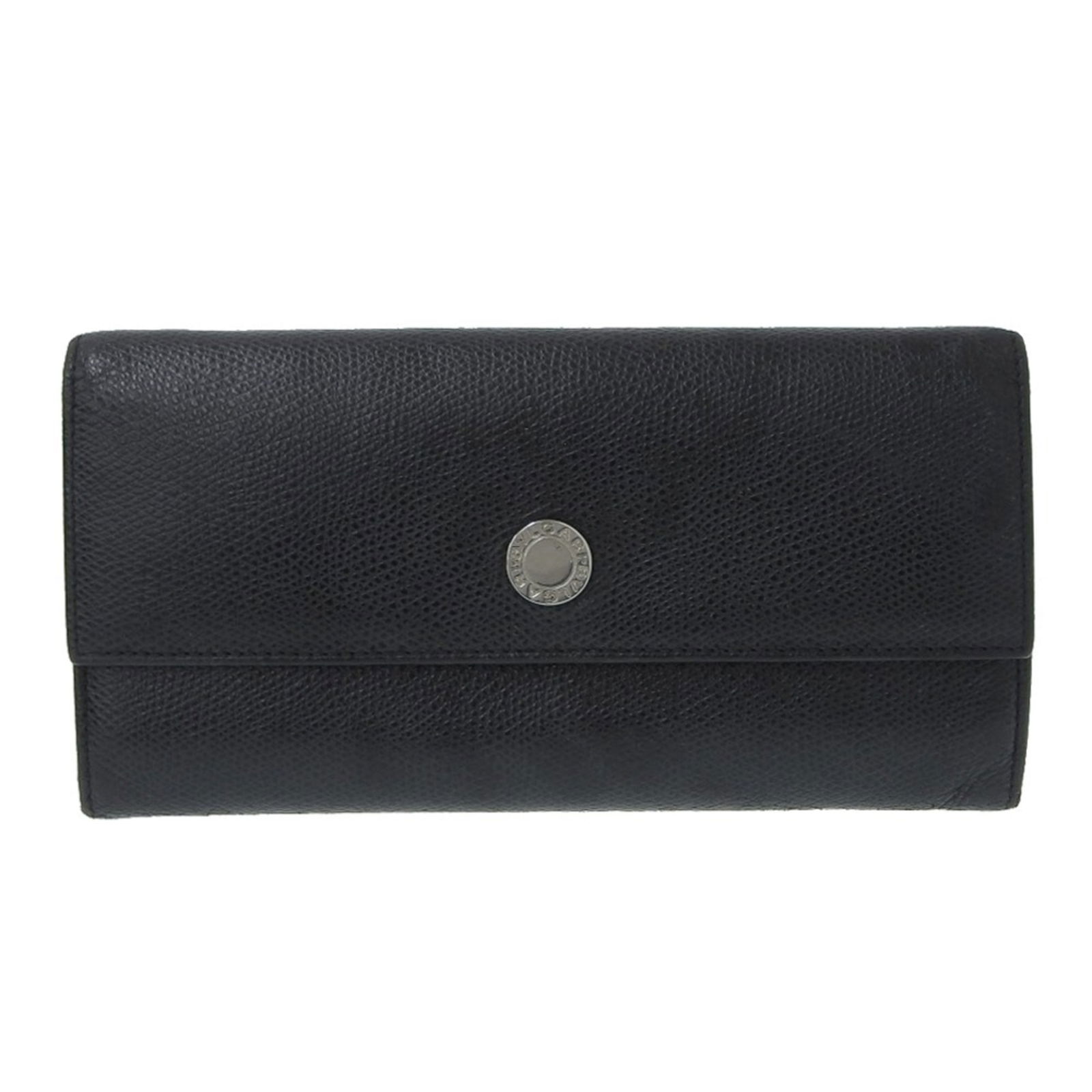 Bvlgari BVLGARI logo long wallet with hook leather black: Bvlgari BVLGARI logo long wallet with hook leather black Brand: Bvlgari Type: Long wallet (bi-fold) Gender: Men Material: Leather Leather: Color: Black Size (HxWxD): 9cm x 18cm x 1cm / 3.54 x 7.08 x 0
