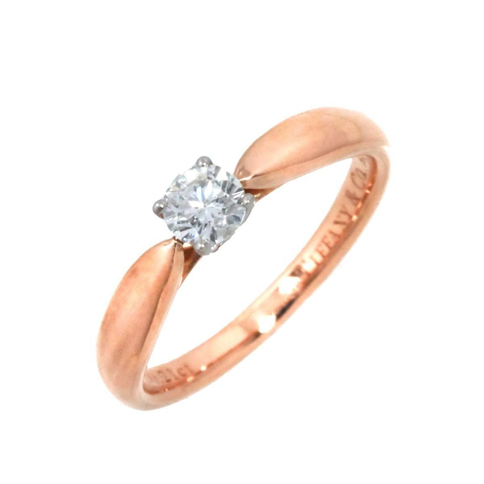 Tiffany TIFFANY&Co Harmony Diamond 0.21ct F/VS2/3EX Ring No. 5.5 K18 PG Pink Gold 750 Pt Platinum: Tiffany TIFFANY&Co Harmony Diamond 0.21ct F/VS2/3EX Ring No. 5.5 K18 PG Pink Gold 750 Pt Platinum Brand: Tiffany Type: Band ring Gender: Women Color: Pink Material: Pink gold (18K) Stone: Diamond Weig