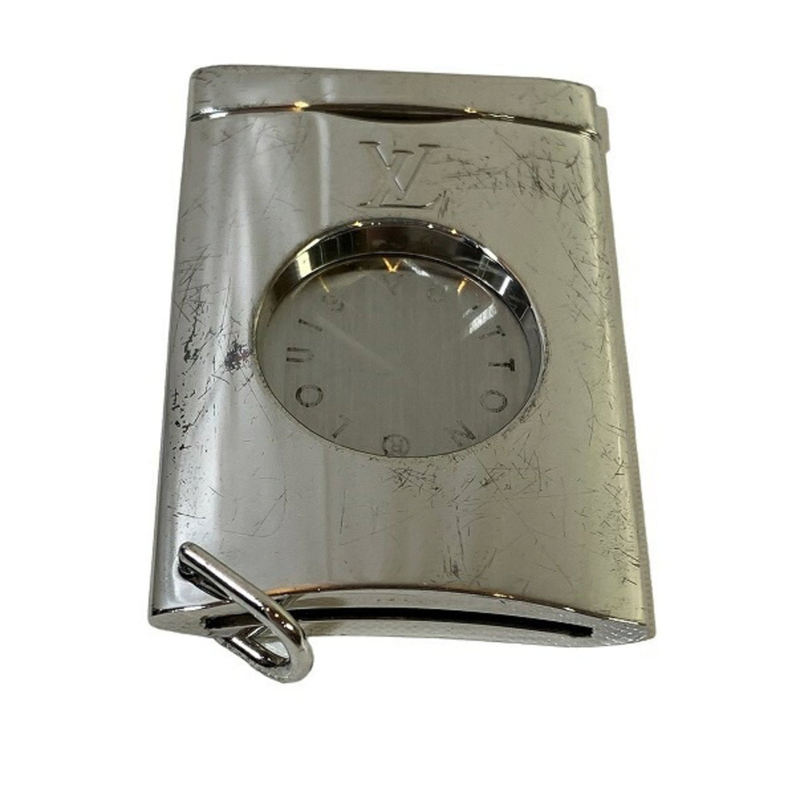 Louis Vuitton Taiga Cigar Cutter M30556 Brand Accessories Smoking Equipment Unisex: Louis Vuitton Taiga Cigar Cutter M30556 Brand Accessories Smoking Equipment Unisex Brand: Louis Vuitton Model: M30556 Cigar cutter Color: Silver Material: Metal Size (HxWxD): 45.00mm x 30.00mm x 5.00m