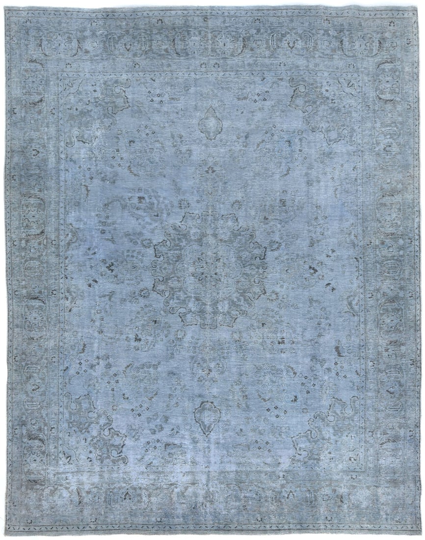 Large Antique Muted Floral 10X12'6 Distressed Vintage Oriental Rug Wool Carpet: Large Antique Muted Floral 10X12'6 Distressed Vintage Oriental Rug Wool Carpet Free continental US Shipping Type: Area Rugs Color: Muted Colors: Blue Gray Charcoal etc Size: 10"0 X 12"6 Material: Wool