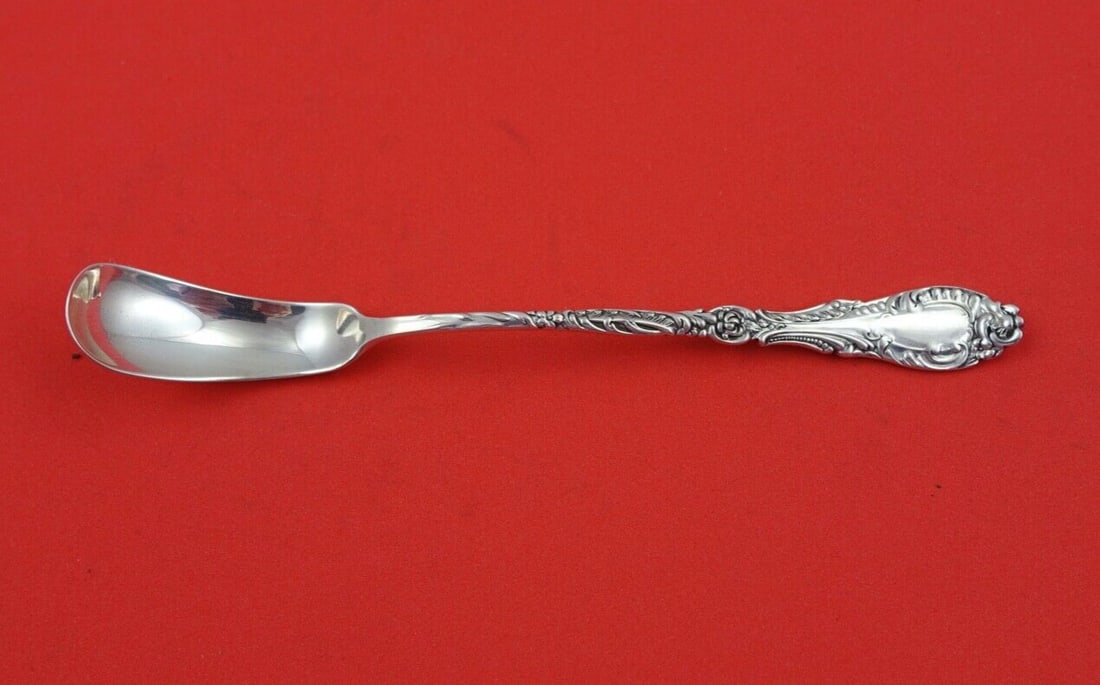 Crystal by Frank Smith Sterling Silver Horseradish Scoop original 5 3/4": Crystal by Frank Smith Sterling Silver Horseradish Scoop original 5 3/4" Crystal by frank smith sterling silver horseradish scoop, original 5 3/4" in the pattern crystal by frank smith. It is not mono