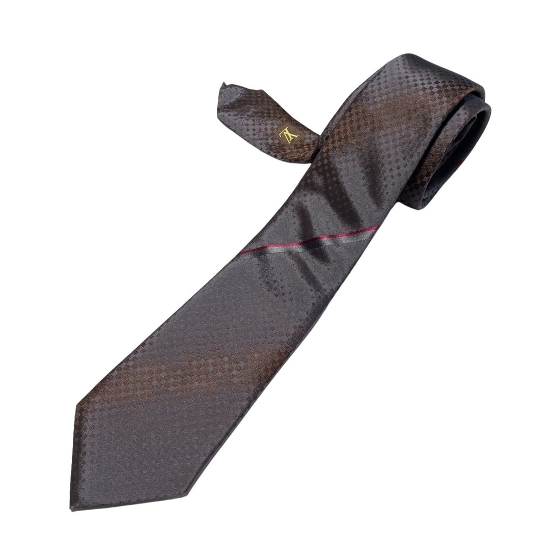 Louis Vuitton: Louis Vuitton Brand: Louis Vuitton Model: Color: Multicolour Material: Silk Dimensions: Widest part of the width at the tip of the sword: 7.5 cm Narrowest part: 3 cm Comments: Introducing the Louis Vu