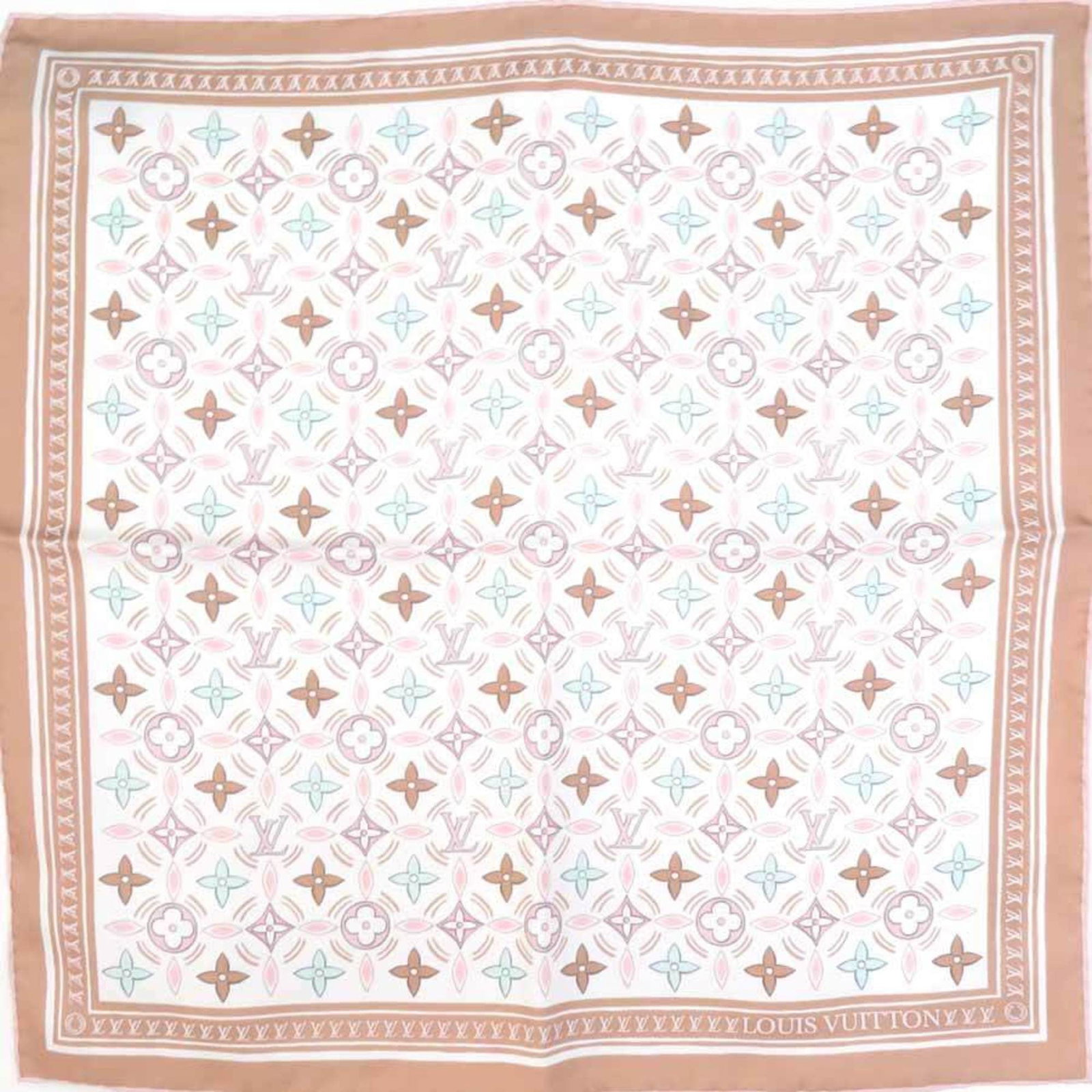 LOUIS VUITTON Scarf Muffler Carre 45 Monogram Petal Silk Beige Women's M78387: LOUIS VUITTON Scarf Muffler Carre 45 Monogram Petal Silk Beige Women's M78387 Brand: Louis Vuitton Type: Scarf Gender: Women Color: Beige Material: Silk Silk: Size (LxW): 45cm x 45cm / 17.71 x 17.71 C