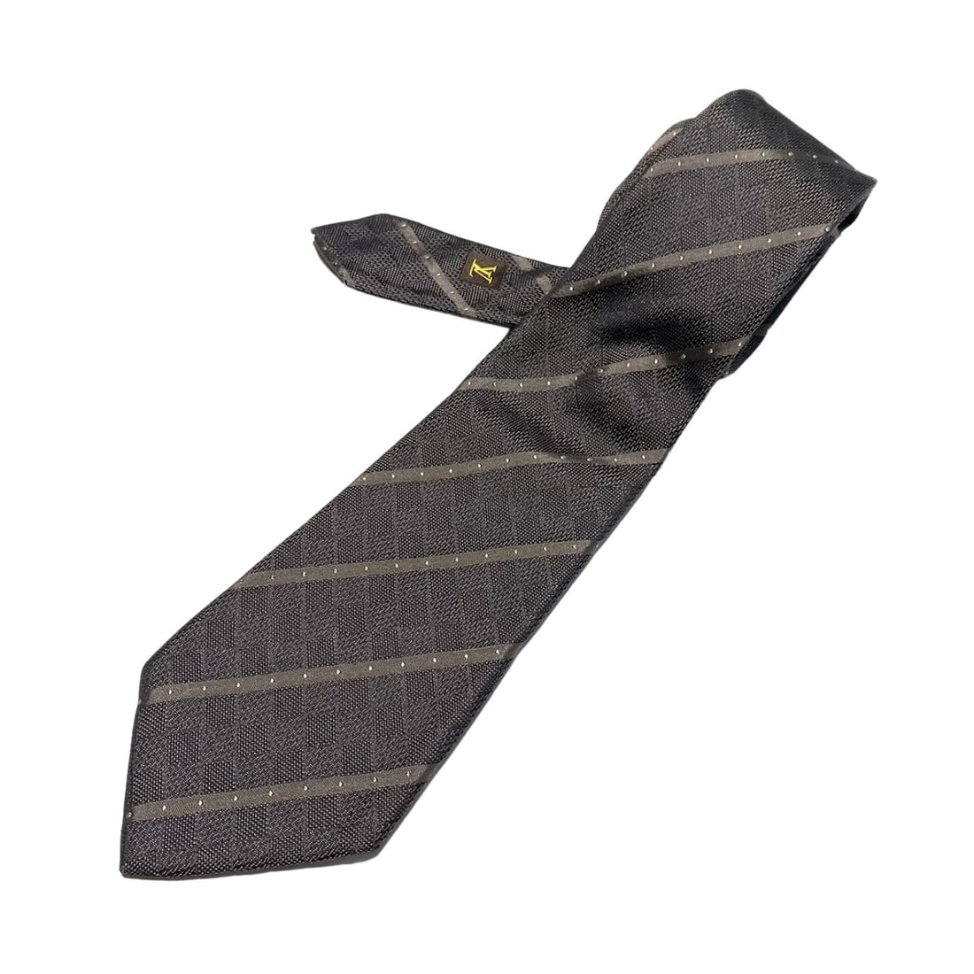 Louis Vuitton: Louis Vuitton Brand: Louis Vuitton Model: Color: Grey Material: Silk Dimensions: Widest part of the width at the tip of the sword: 9.5 cm Narrowest part: 3 cm Comments: Introducing Louis Vuitton men's