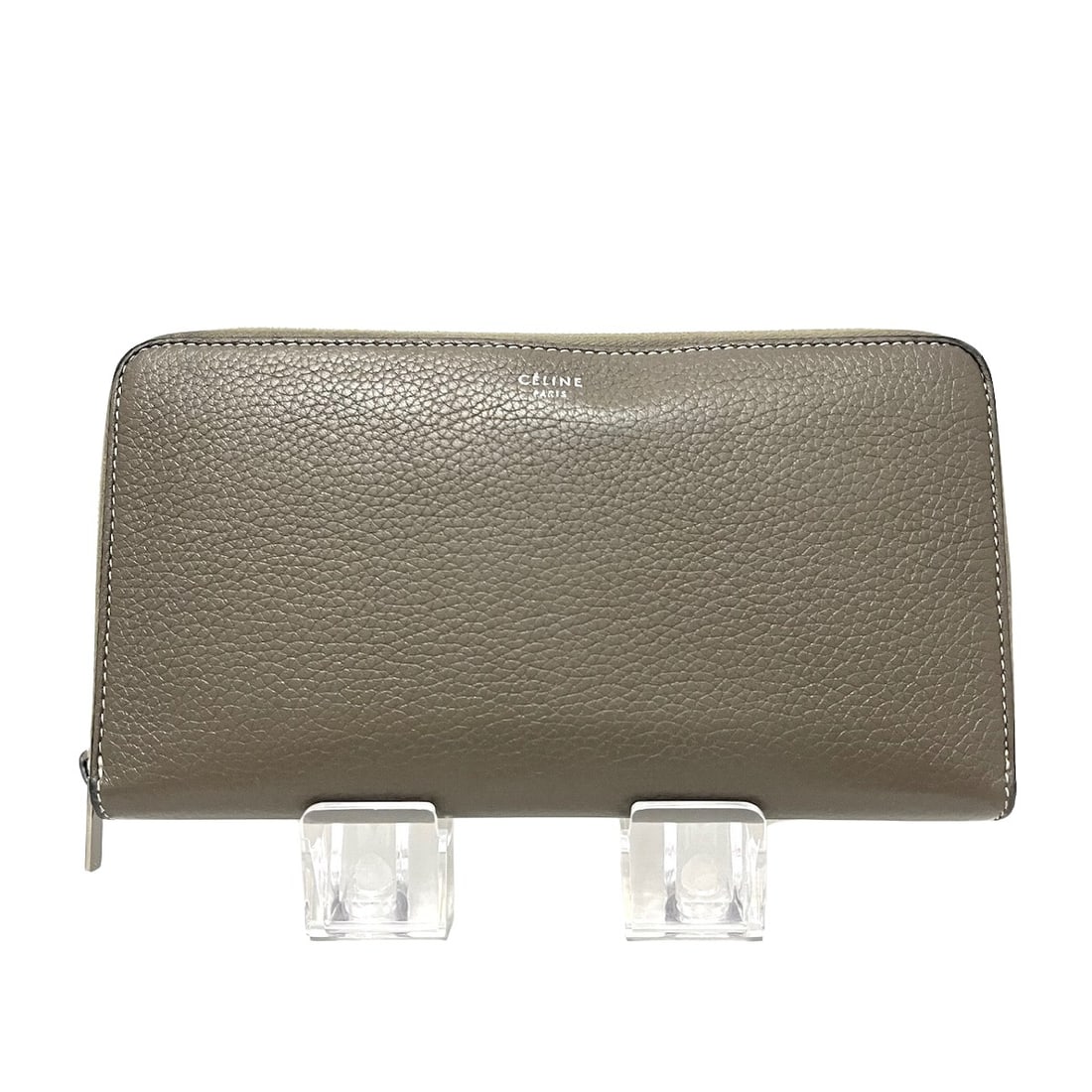 Celine Zip Around: Celine Zip Around Brand: Celine Model: Zip Around Color: Beige Material: Leather Dimensions: height : ~ 10.5 cmwidth : ~ 20 cmdepth : ~ 2 cm Comments: Introducing the Zip Around Long Wallet by Celine