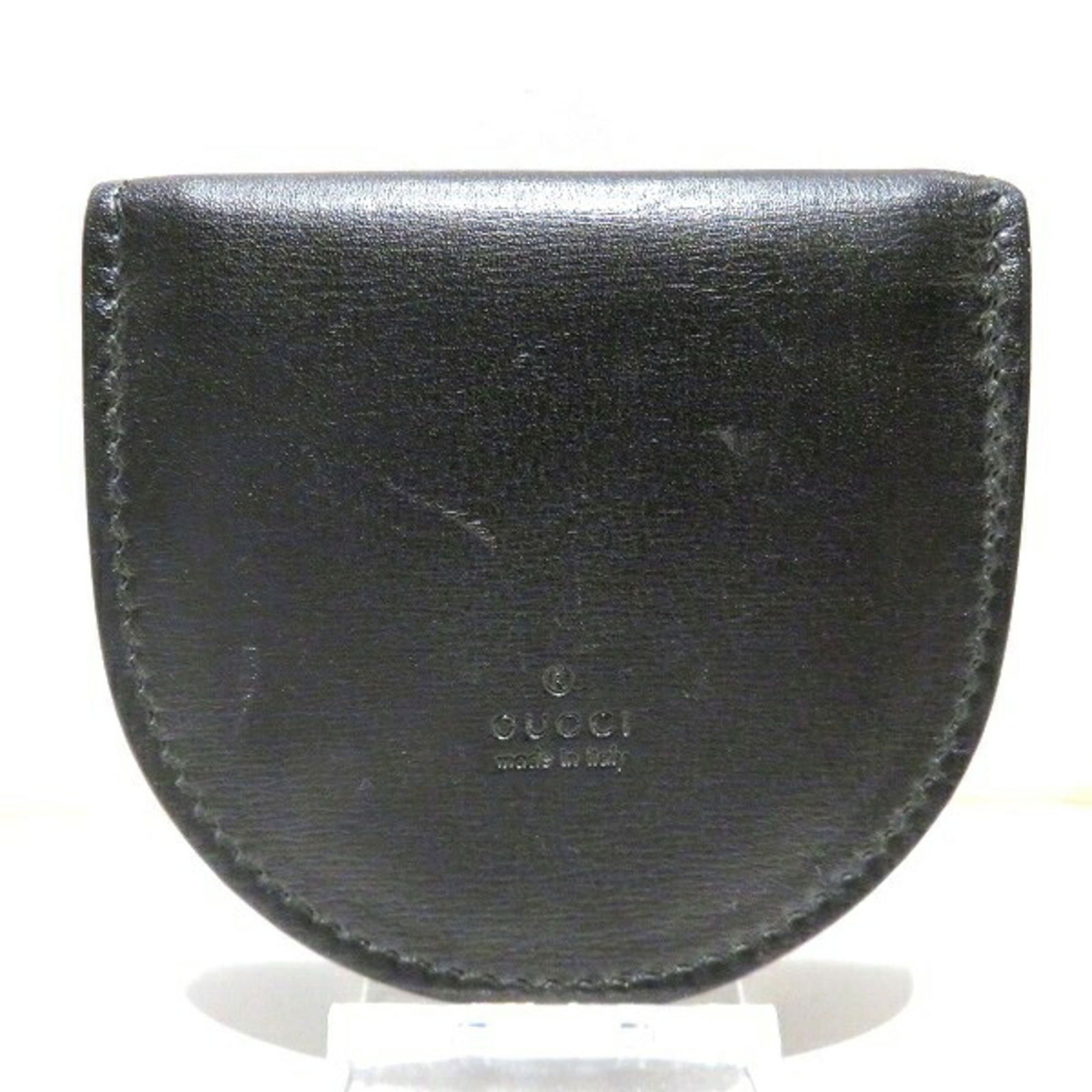 GUCCI 261513 Logo Embossed Wallet Coin Case Unisex: GUCCI 261513 Logo Embossed Wallet Coin Case Unisex Brand: Gucci Type: Coin purse/coin case Gender: Women Men Material: Leather Leather: Color: Black Size (HxWxD): 7.5cm x 8cm x 2cm / 2.95 x 3.14 x 0.7