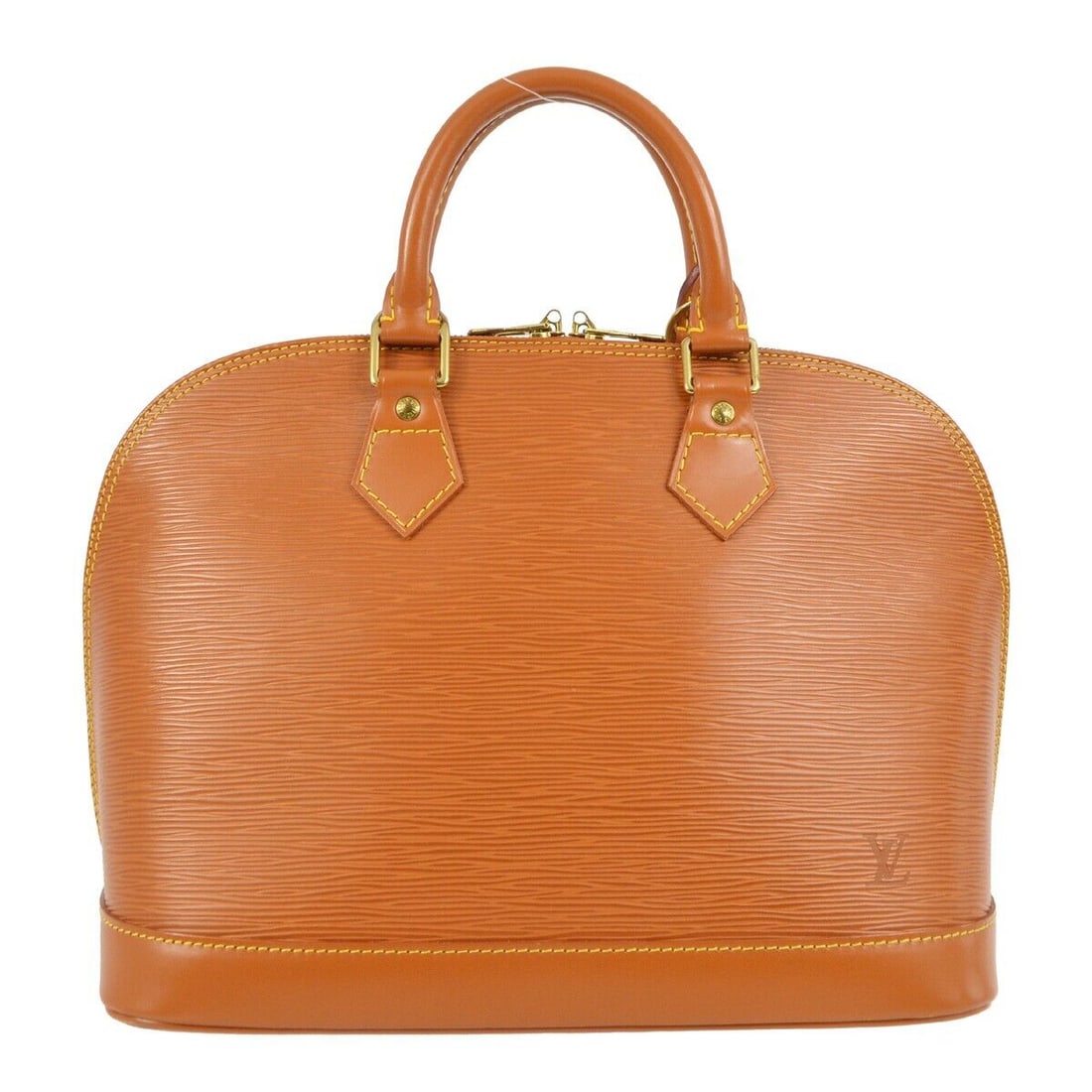 Louis Vuitton Brown Alma Handbag Epi M52148 AR0927: Louis Vuitton Brown Alma Handbag Epi M52148 AR0927 Bag Width: 12 in Pattern: Epi Closure: Zip Bag Height: 9 in Occasion: Casual Handle/Strap Color: Brown Size: Medium Handle Drop: 3 in Lining Material