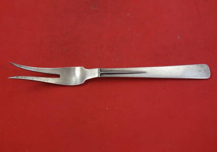 Arvesolv by Hans Hansen Sterling Silver Cold Meat Fork 2-tine 7 7/8": Arvesolv #17 by Hans Hansen Sterling Silver Cold Meat Fork 2-tine 7 7/8" Arvesolv by hans hansensterling silver cold meat fork, 2-tine 7 7/8" in the pattern arvesolv by hans hansen. It is not