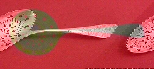 Oxalis By Frank Whiting Sterling Silver Pea Spoon w/ Acid Etch Leaves and Flower: Oxalis By Frank Whiting Sterling Silver Pea Spoon w/ Acid Etch Leaves and Flower Oxalis by frank whiting sterling silver pea spoon with acid etched leaves and flowers 8" in the pattern oxalis by