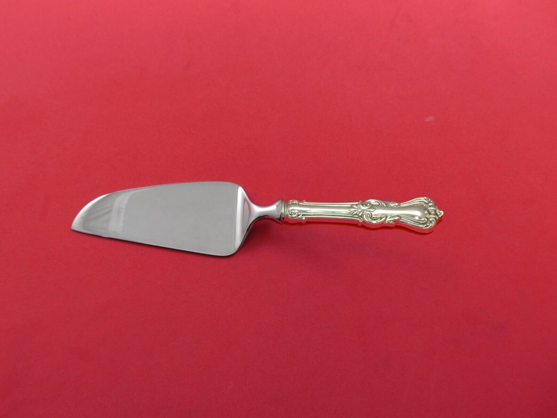 Marlborough by Reed and Barton Sterling Silver Cheese Server Straight Custom: Marlborough by Reed and Barton Sterling Silver Cheese Server Straight Custom Marlborough by reed and bartonsterling silver hollow handle with stainless blade cheese server with straight edge, 7 1/8" c