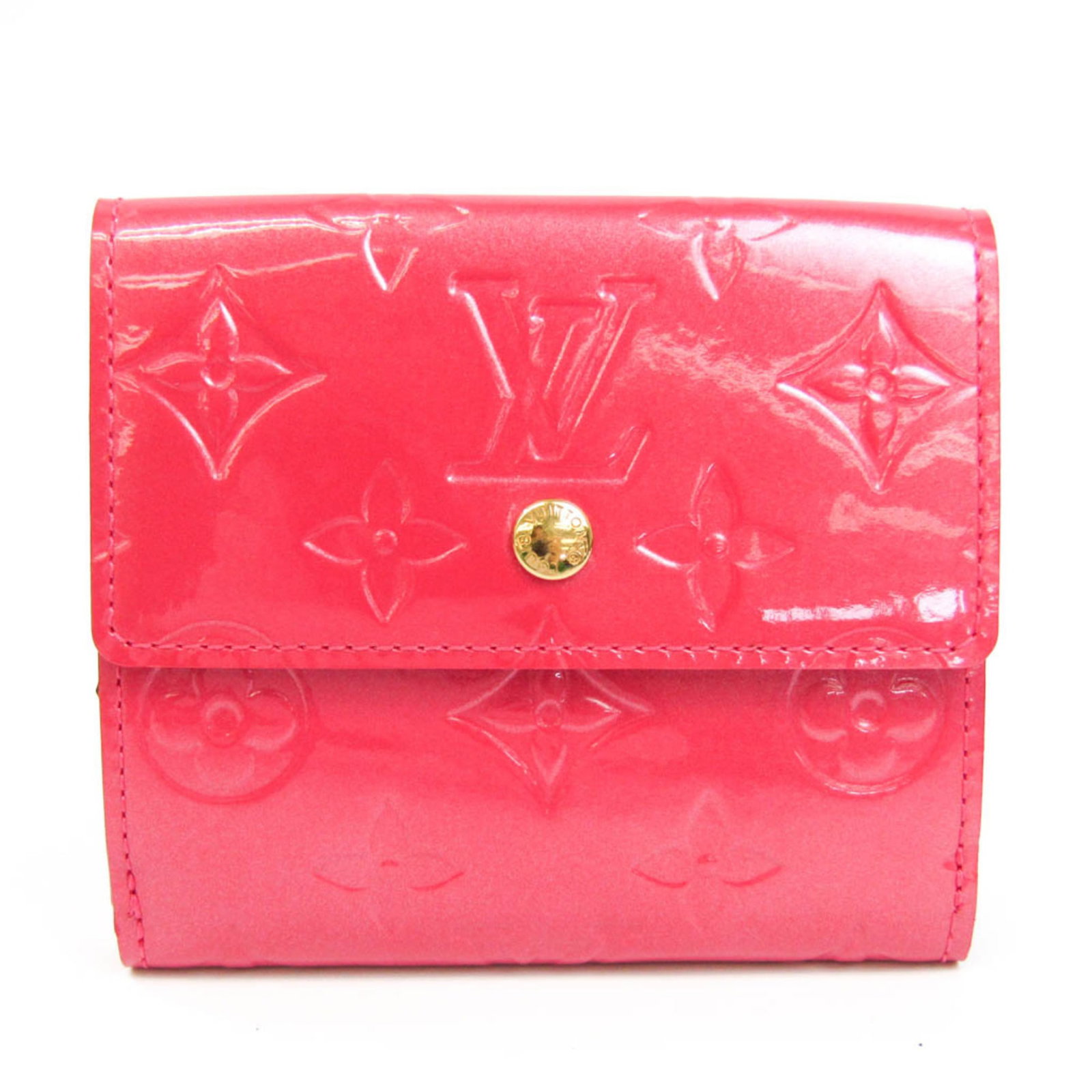 Louis Vuitton Vernis Portomone Bie Cult Credit M91248 Women's Vernis Wallet (bi-fold) Fuchsia Pink: Louis Vuitton Vernis Portomone Bie Cult Credit M91248 Women's Vernis Wallet (bi-fold) Fuchsia Pink Brand: Louis Vuitton Line: Vernis Model: Portomone Bie cult credit M91248 Country of Origin: France T