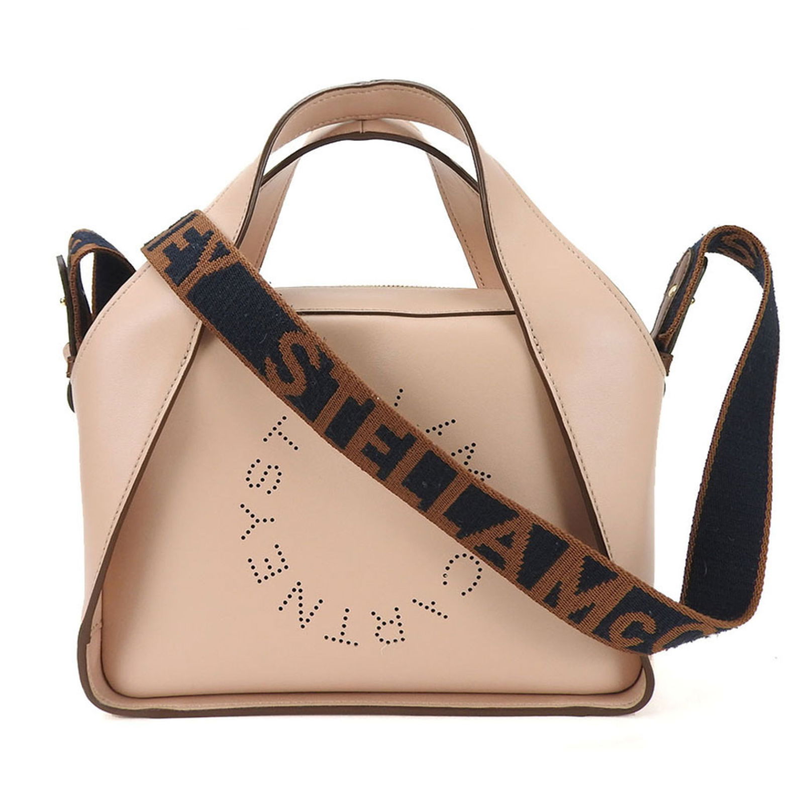 STELLA McCARTNEY hand bag shoulder pink beige polyurethane polyester nylon ladies: STELLA McCARTNEY hand bag shoulder pink beige polyurethane polyester nylon ladies Brand: Stella McCartney Type: Handbag Shoulder bag Material: Elastane Polyester Nylon Elastane: Polyester: Nylon: Colo