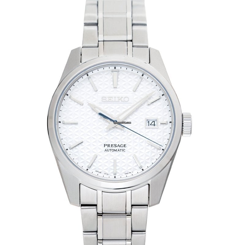 Seiko Presage: Seiko Presage Brand: Seiko Model: Presage Dealer product code: 28817A Movement: Automatic Case material: Steel Bracelet material: Steel Year of production: Unknown Condition: Unworn(Mint condition wit