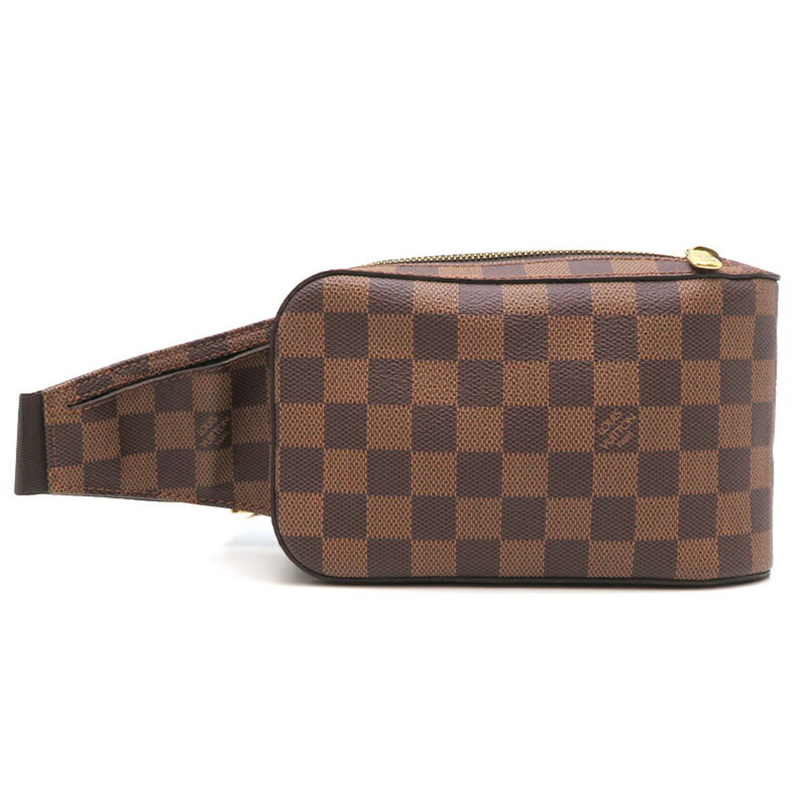 Louis Vuitton Damier Men Women Sling Bag Damier Canvas Ebene Galle: Louis Vuitton Damier Men Women Sling Bag Damier Canvas Ebene Galle Brand: Louis Vuitton Line: Damier Type: Sling bag Material: Damier Canvas Damier Canvas: Color: Damier Canvas Ebene Galle Closure: Op