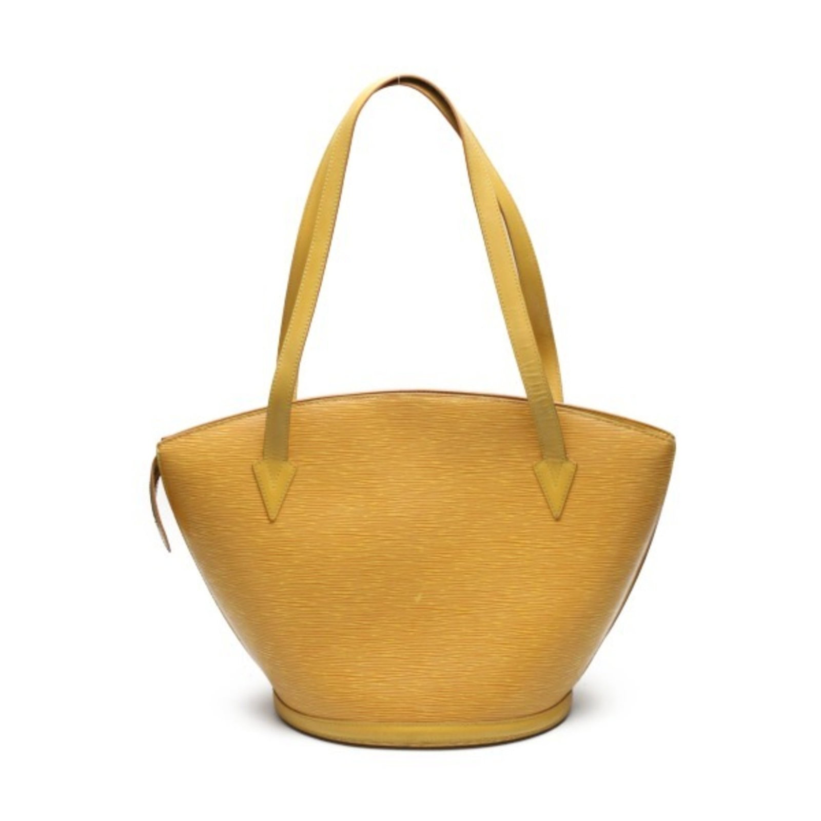Louis Vuitton Saint Jacques: Louis Vuitton Saint Jacques Brand: Louis Vuitton Model: Saint Jacques Color: Yellow Material: Leather Dimensions: 30cm x 26cm x 17cm Comments: Imposing in its sophisticated allure and timeless aesthet