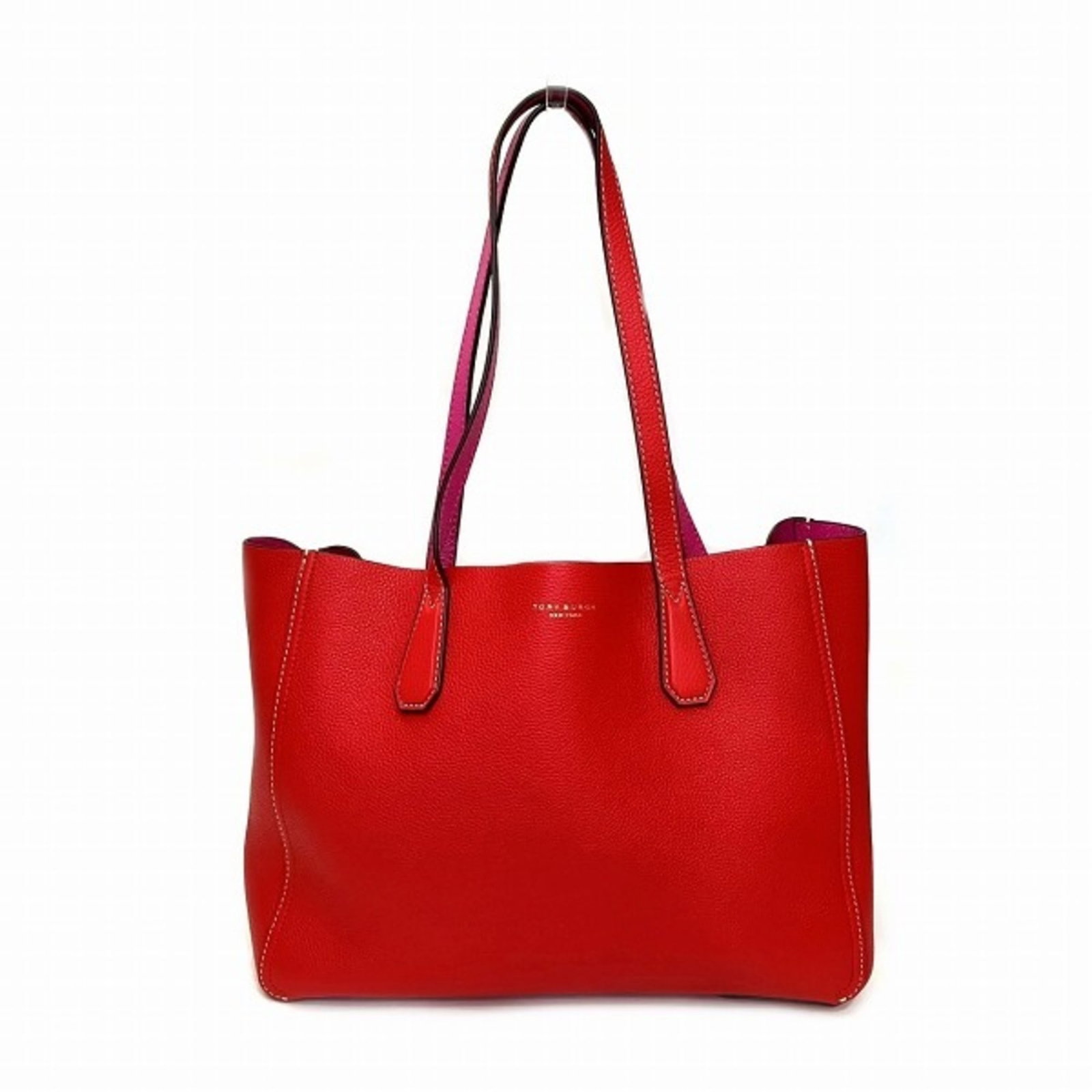 tory burch bag tote shoulder ladies: tory burch bag tote shoulder ladies Brand: Tory Burch Type: Shoulder bag Tote bag Material: Leather Leather: Color: Pink Red color Gender: Women Size (HxWxD): 24cm x 30cm x 13cm / 9.44 x 11.81 x 5.11 