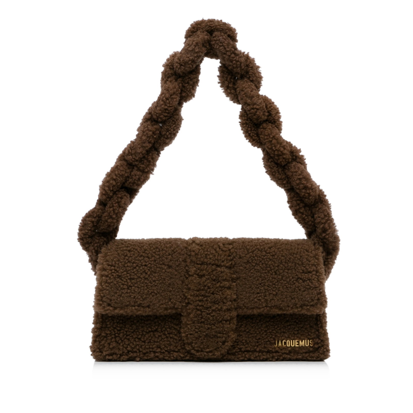 Jacquemus Le Bambidou Shearling: Jacquemus Le Bambidou Shearling The Le Bambidou features a fur body braided fur handle and a flap with magnetic button closure. Brand: Jacquemus Model: Le Bambidou Shearling Origin: Italy Category: Ba
