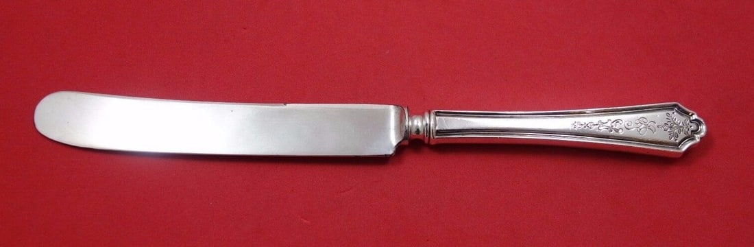 Hamilton Engraved by Alvin Sterling Silver Dinner Knife Old French 9 3/4": Hamilton Engraved by Alvin Sterling Silver Dinner Knife Old French 9 3/4" Hamilton engraved by alvinhamilton engraved by alvin sterling silver hollow handle with stainless blade dinner knife old frenc