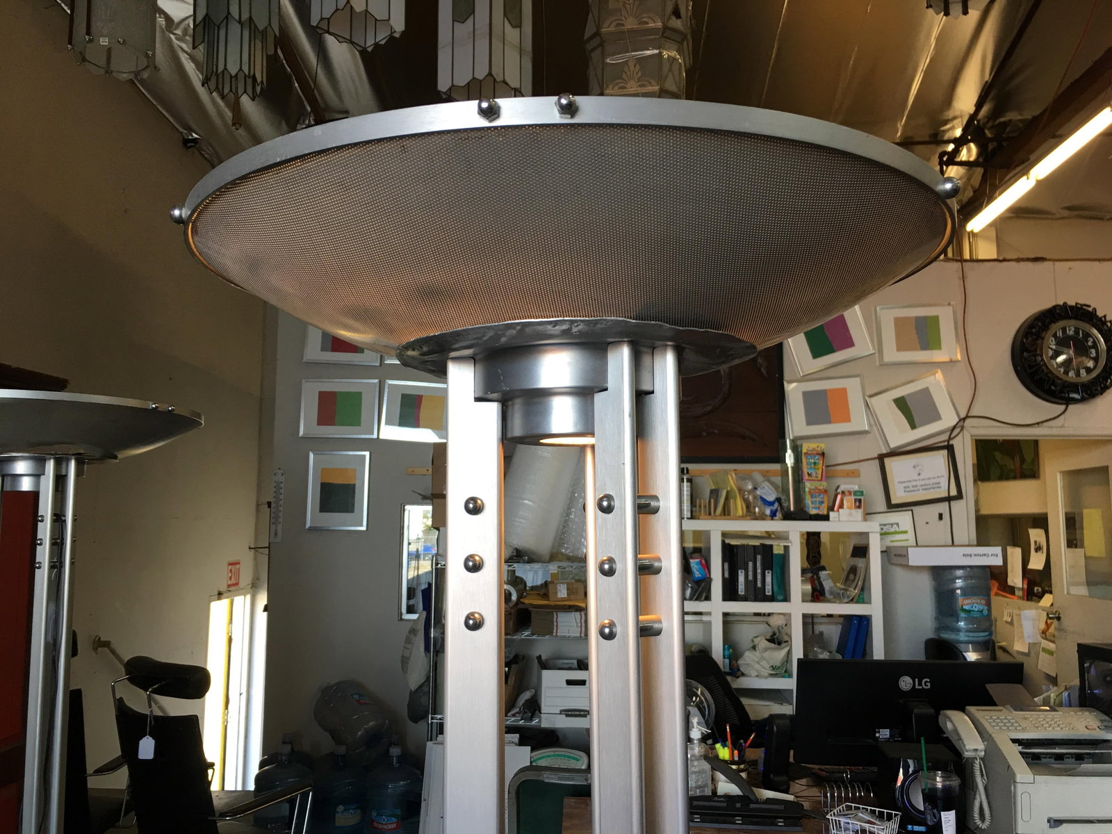 Robert Sonneman "Echoes of Vienna" Floor Lamp for Kovacs: Robert Sonneman "Echoes of Vienna" Floor Lamp for Kovacs Dimensions: Height: 68 in (172.72 cm)Diameter: 20 in (50.8 cm) Materials and Techniques: Metal Steel Place of Origin: United States Period: 198