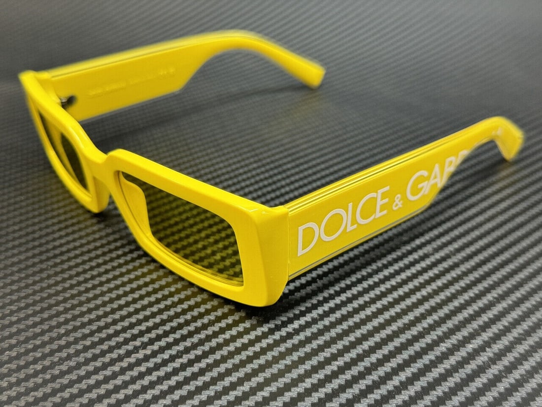 DOLCE & GABBANA DG6187 333485 Yellow Womens 53 mm Sunglasses: DOLCE & GABBANA DG6187 333485 Yellow Womens 53 mm Sunglasses Frame Color: Yellow Type: Sunglasses New The BIDHAUS Guarantee: All items in this auction are guaranteed to be 100% authentic. At Your Serv