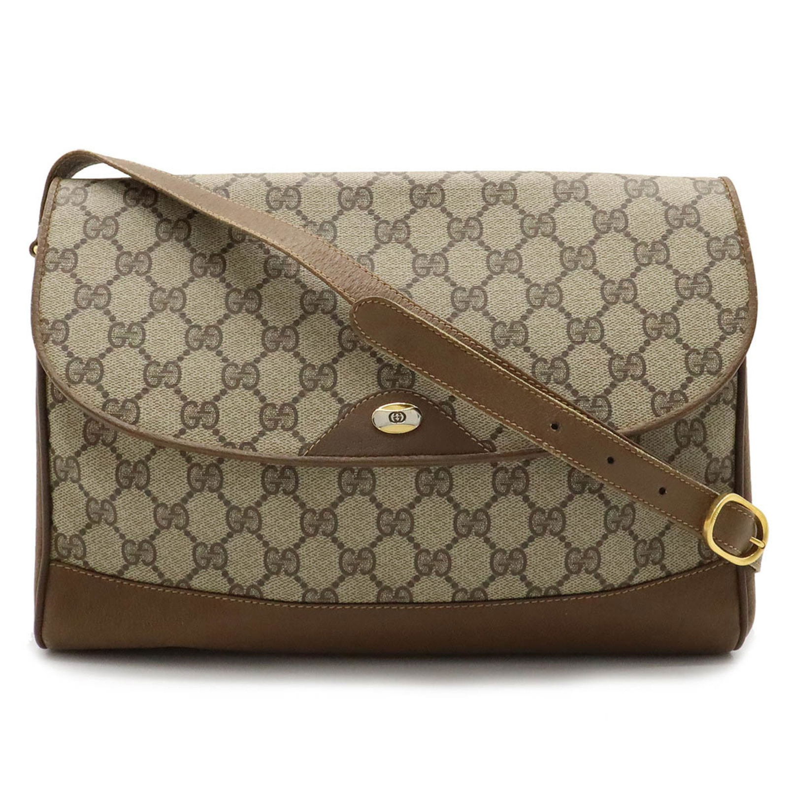 Gucci GG plus: Gucci GG plus Brand: Gucci Model: GG plus Color: Beige Material: Canvas Dimensions: 20cm x 29cm x 8.5cm Country of Origin: Italy Comments: The Gucci GG Plus shoulder bag in beige PVC and leather repre