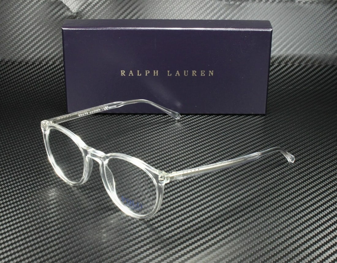 Ralph Lauren Polo PH2193 5002 Shiny Crystal Round Mens 49 mm Eyeglasses: Ralph Lauren Polo PH2193 5002 Shiny Crystal Round Mens 49 mm Eyeglasses Year Manufactured: 2020-2029 Bridge Width: 19 mm Frame Color: Crystal Type: Eyeglasses Style: Round Theme: Shiny Frame Material: