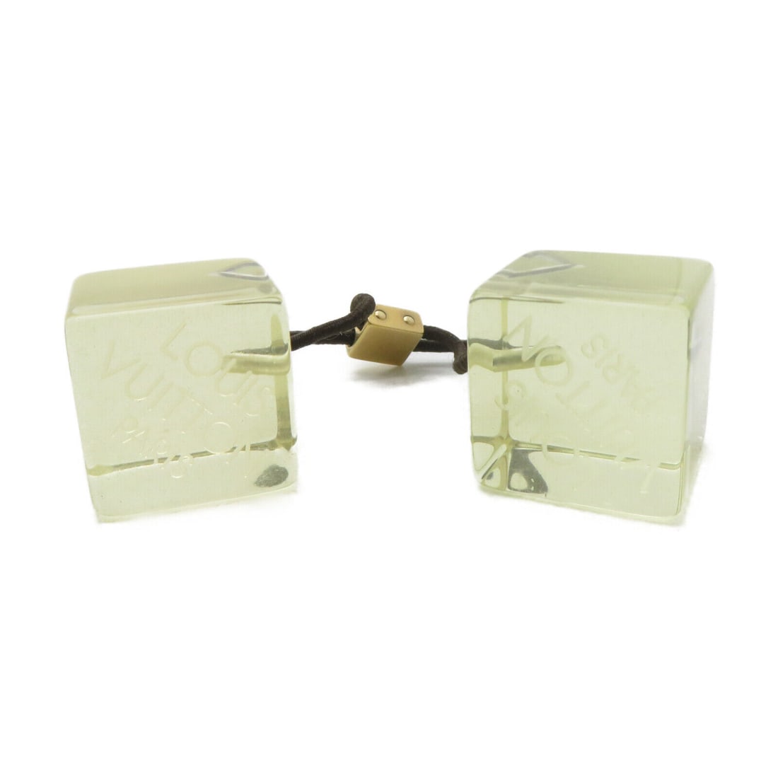 LOUIS VUITTON LV GHW Hair Cube Accessory PVC Yellow: LOUIS VUITTON LV GHW Hair Cube Accessory PVC Yellow Style: Other fashion goods Material: Plastics Color: Yellow Size Type: Regular Type: Other fashion goods Frame Color: Yellow AB: Very Good The BIDHA