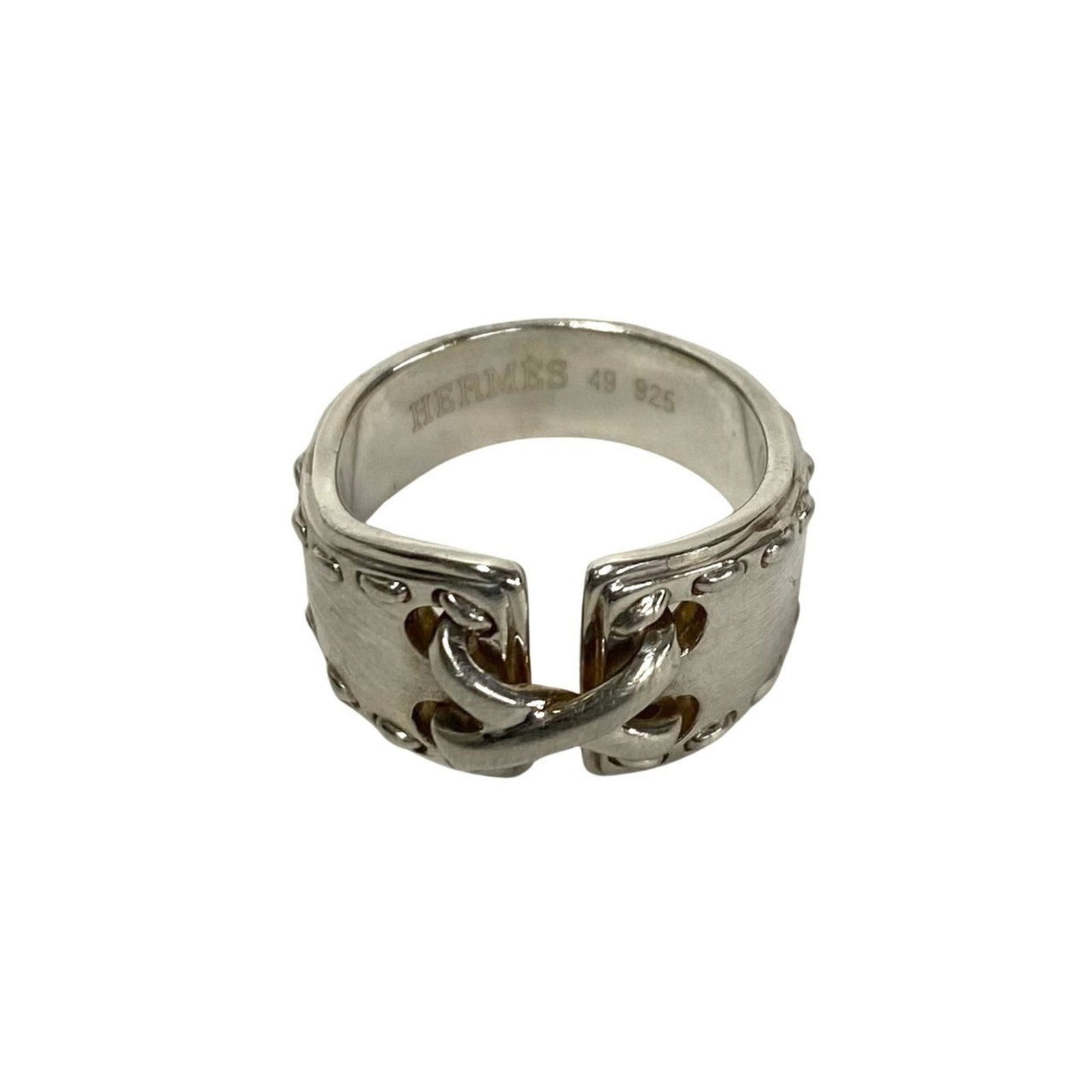 HERMES Mexico Corset Ring Silver 925 No. 8 Men's Women's 26111: HERMES Mexico Corset Ring Silver 925 No. 8 Men's Women's 26111 Brand: Hermes Type: Band ring Gender: Men Women Color: Silver Material: Silver 925 Other Size: 8 Condition: Used (good) Overall Scratches