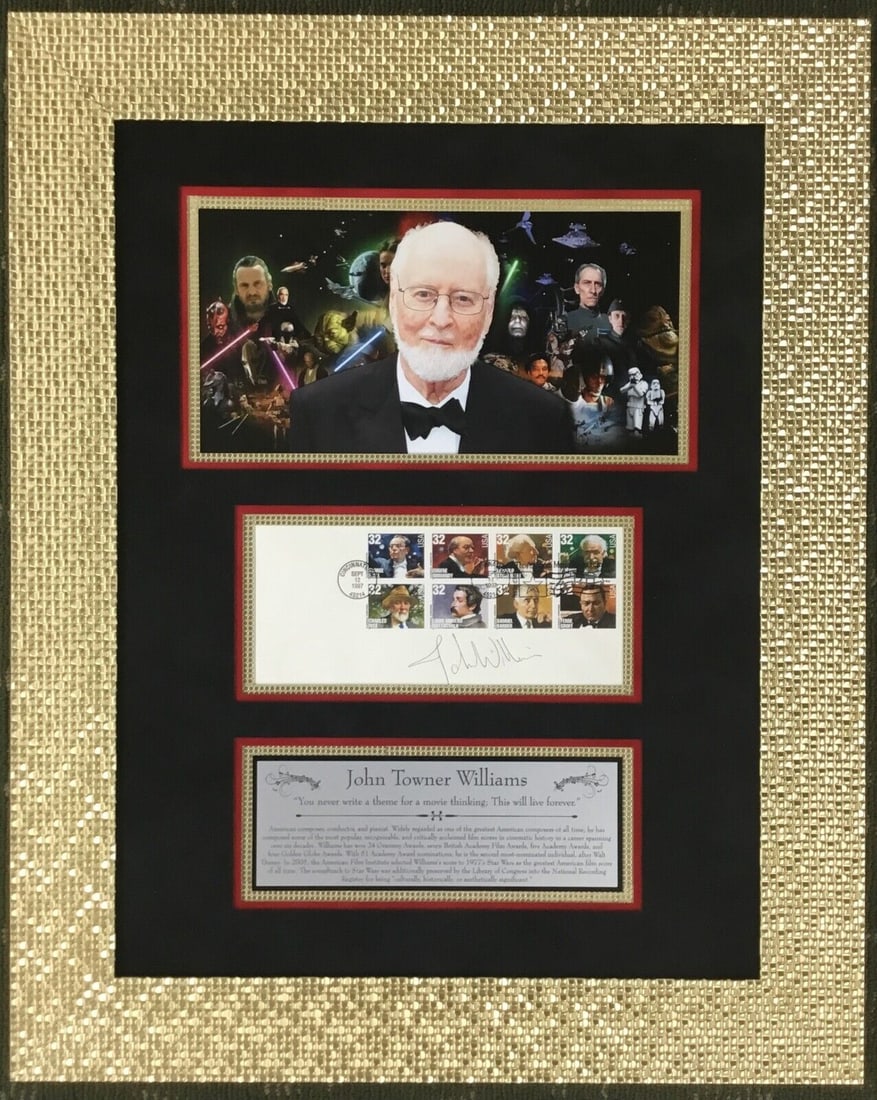 John Williams Signed Autographed Star Wars Composer Custom Framed Beckett: John Williams Signed Autographed Star Wars Composer Custom Framed Beckett Convention/Event: star wars Movie: Star Wars Series: star wars Character: John Williams Signed By: John Williams Year: 1997 Au