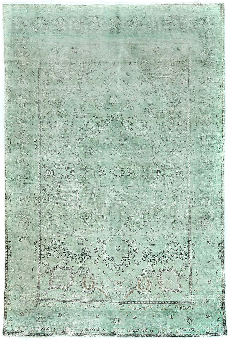 Large Antique Muted Floral 6'4X9'8 Distressed Vintage Oriental Rug Wool Carpet: Large Antique Muted Floral 6'4X9'8 Distressed Vintage Oriental Rug Wool Carpet Free continental US Shipping Type: Area Rugs Color: Muted Colors: Green Brown etc Size: 6"4 X 9"8 Production Technique: K