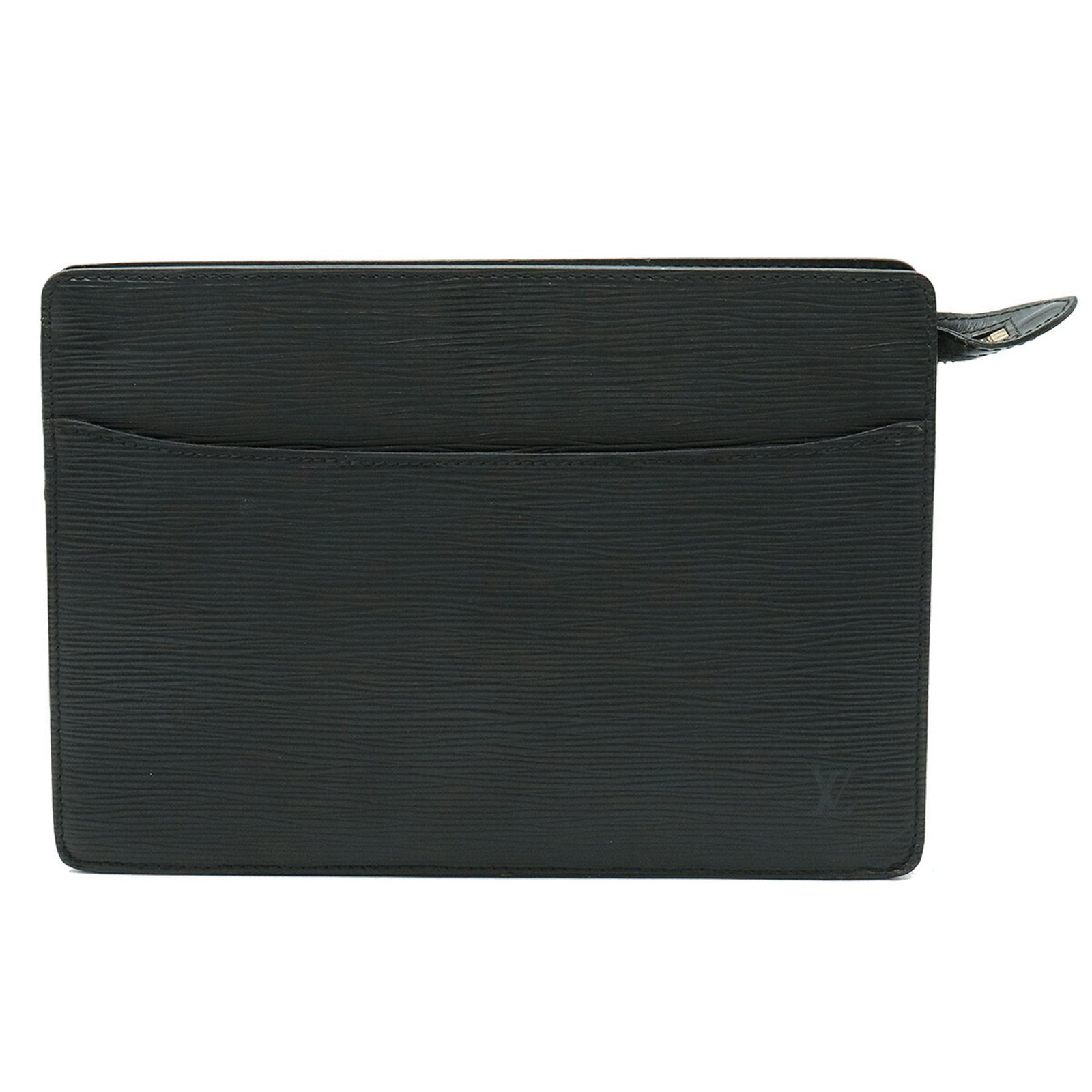 LOUIS VUITTON Epi Pochette Homme Second Bag Clutch Noir Black M52522: LOUIS VUITTON Epi Pochette Homme Second Bag Clutch Noir Black M52522 Brand: Louis Vuitton Model: M52522 Type: Clutch bag Pochette Material: Epi leather Epi leather: Color: Black Galle Noir Style: Casu