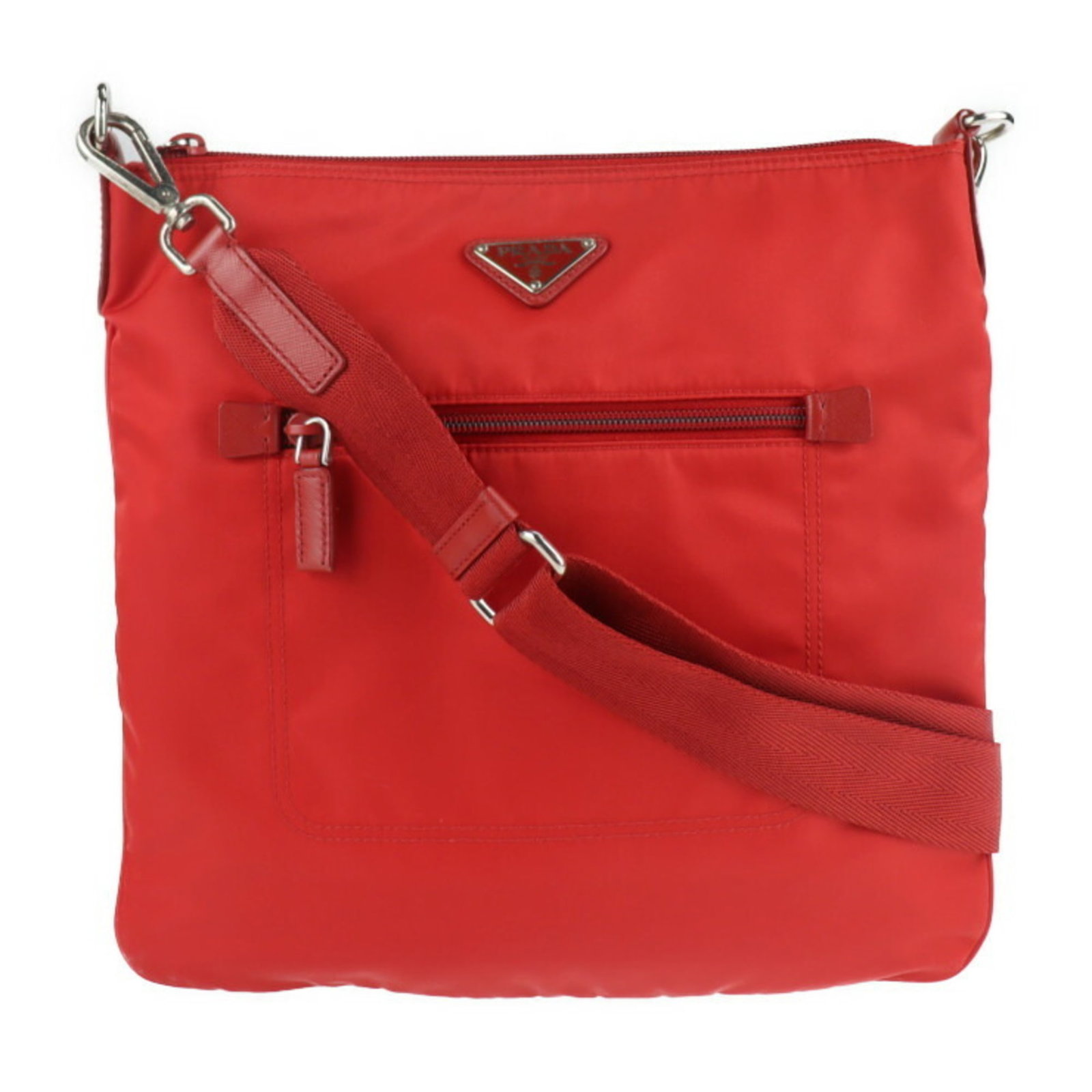 PRADA Prada shoulder bag BT0715 nylon ROSSO: PRADA Prada shoulder bag BT0715 nylon ROSSO Brand: Prada Type: Handbag Shopping bag Shoulder bag Tote bag Material: Nylon Nylon: Closure: Zipper Inner Pocket: Zipper pocket1 Open pocket1 Zipper pocket