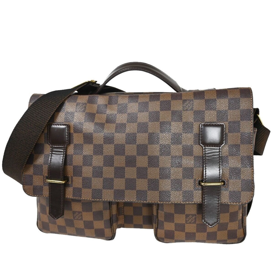 Louis Vuitton Broadway: Louis Vuitton Broadway Brand: Louis Vuitton Model: Broadway Color: Brown Material: Canvas Dimensions: W 34 cm x H 24 cm x D 12 cm Comments: Louis Vuitton the iconic brand from France offers a versatil