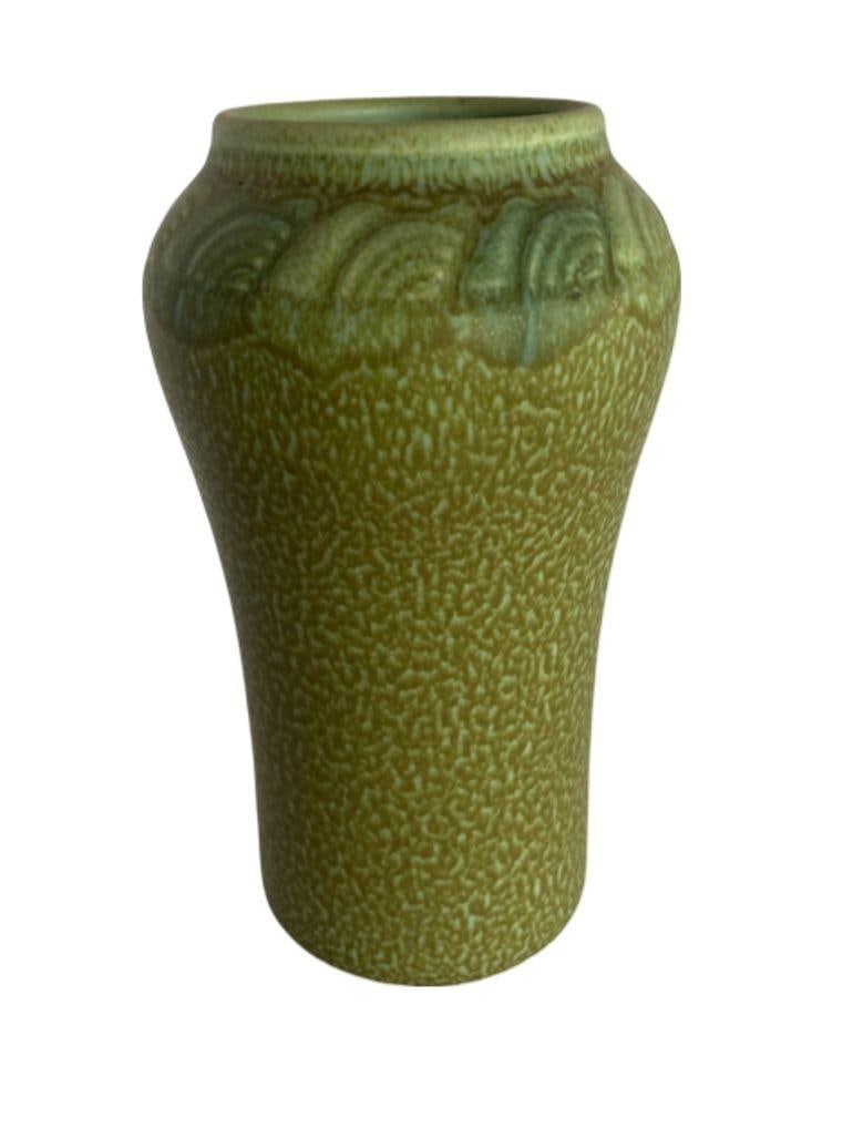 1915 Art Nouveau Rookwood Soft Porcelain Pottery #935E by William E. Hentschel: 1915 Art Nouveau Rookwood Soft Porcelain Pottery #935E by William E. Hentschel Creator: Rookwood Pottery Co. (Manufacturer) Dimensions: Height: 7 in (17.78 cm)Width: 4 in (10.16 cm)Depth: 4 in (10.16 
