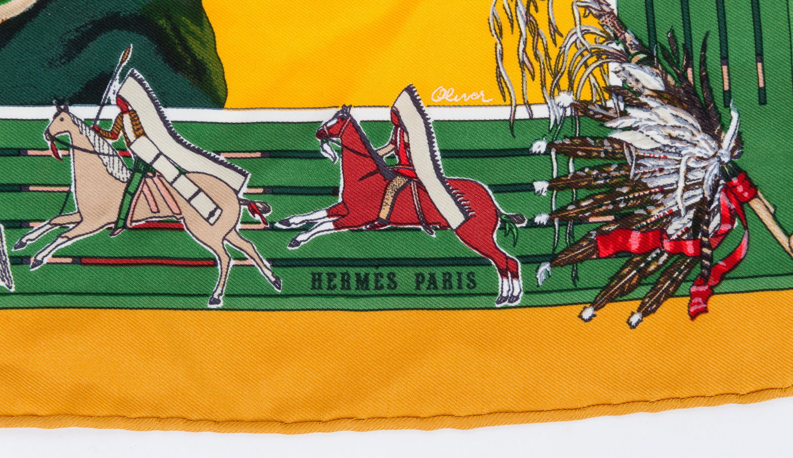 Hermes Pani La Shar Pawnee Pochette: Hermes Pani La Shar Pawnee Pochette Designer: Hermes Brand: Hermes Dimensions: Height: 16.5 in (41.91 cm)Length: 16.5 in (41.91 cm) Place of Origin: France Period: 21st Century Pre-Owned The BIDHAUS G