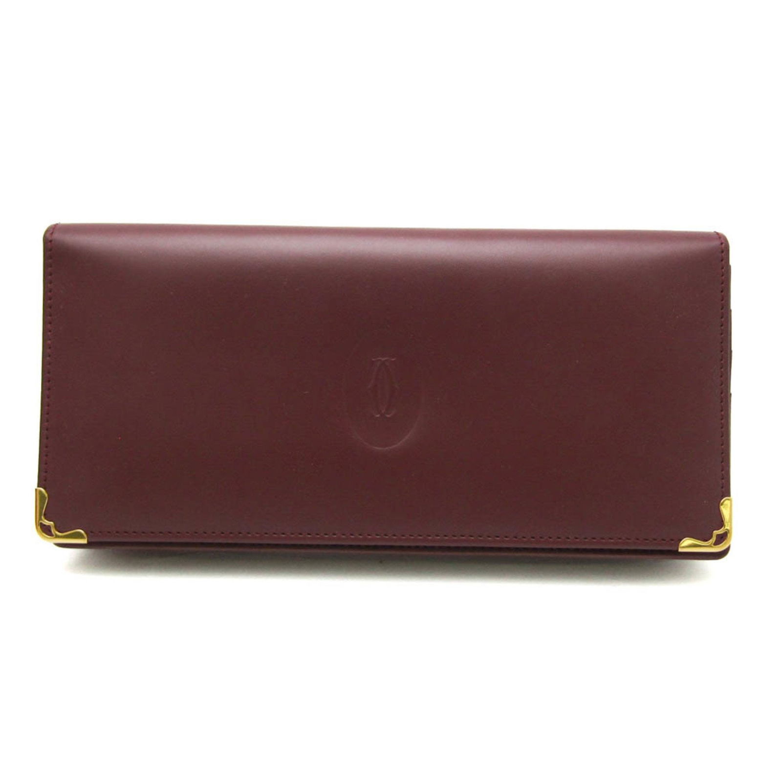 Cartier Must Women Men Leather Long Wallet (bi-fold) Bordeaux: Cartier Must Women Men Leather Long Wallet (bi-fold) Bordeaux Brand: Cartier Line: Must Country of Origin: France Type: Long wallet (bi-fold) Gender: Women Men Material: Leather Leather: Color: Bordea