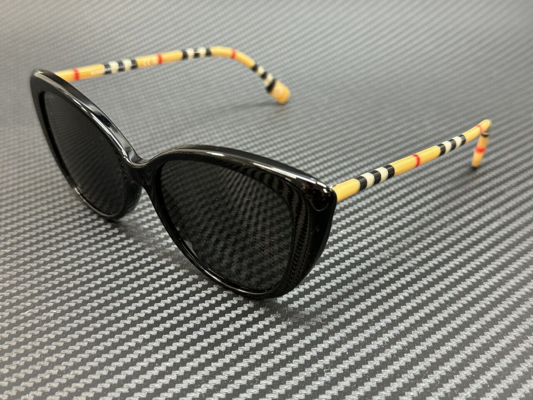 BURBERRY BE4407 385387 Black Grey Womens 54 mm Sunglasses: BURBERRY BE4407 385387 Black Grey Womens 54 mm Sunglasses Frame Color: Black Type: Sunglasses New The BIDHAUS Guarantee: All items in this auction are guaranteed to be 100% authentic. At Your Service: