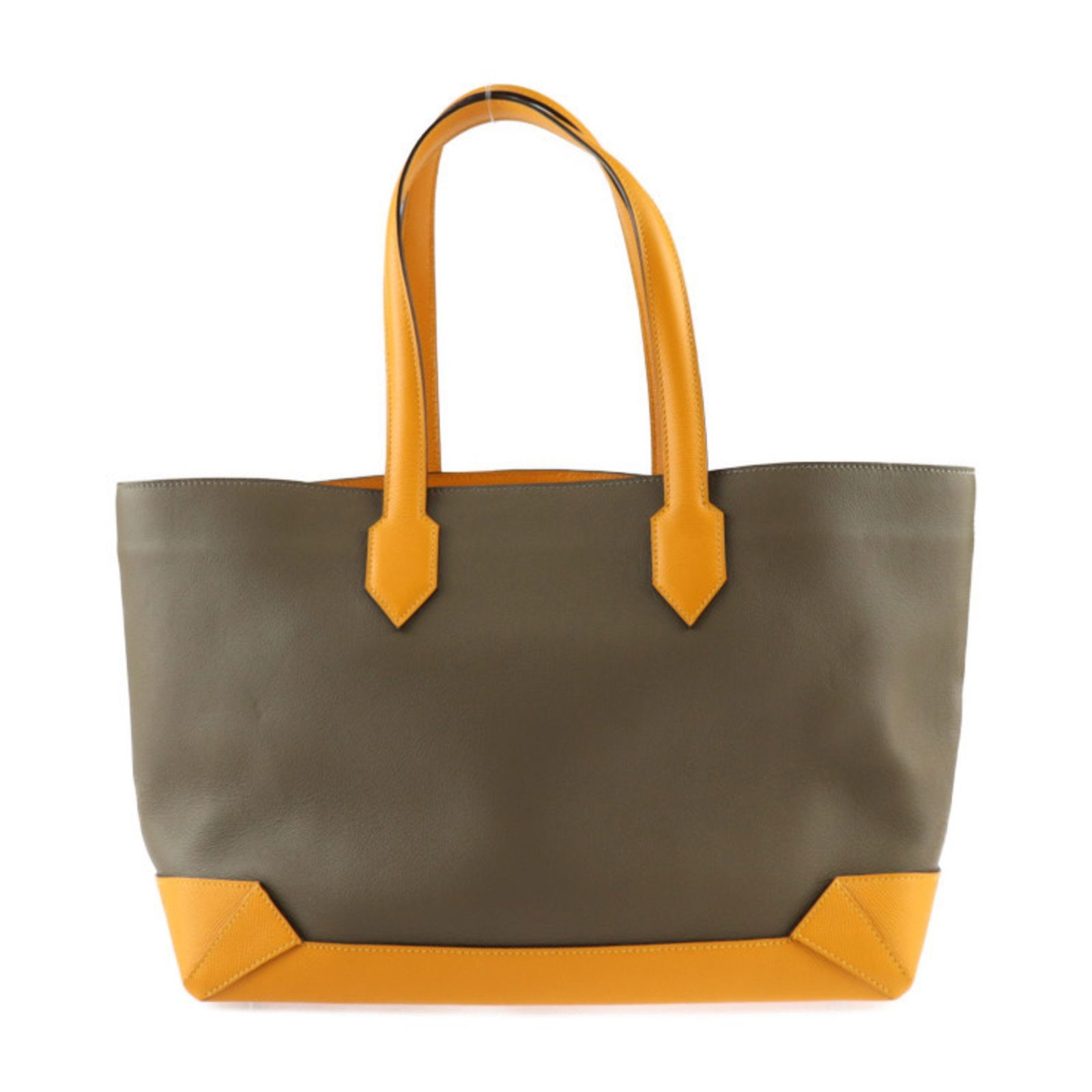 HERMES Maxibox Cabas 36 Tote Bag Evercolor Vaux Epson Origan Jaune Doll Shoulder X Engraved: HERMES Maxibox Cabas 36 Tote Bag Evercolor Vaux Epson Origan Jaune Doll Shoulder X Engraved Brand: Hermes Type: Shoulder bag Tote bag Material: Evercalf leather Evercalf leather: Gender: Men Women Siz