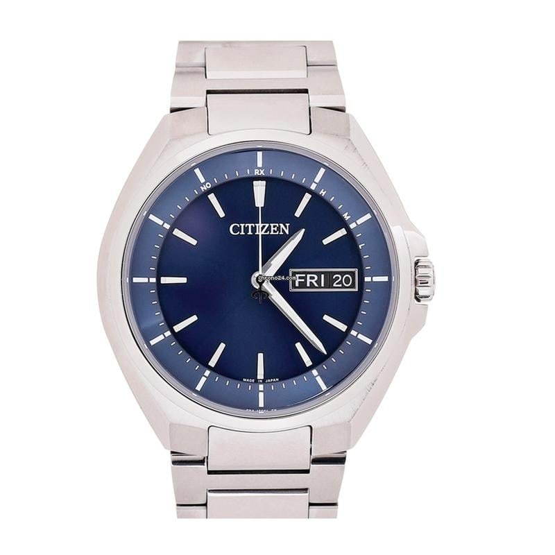 Citizen AT6050-54L - Attesa Eco Drive DayDate AT6050-54L: Citizen AT6050-54L - Attesa Eco Drive DayDate AT6050-54L Brand: Citizen Dealer product code: 4880A Year of production: Unknown Condition: New(Unworn without any signs of wear) The BIDHAUS Guarantee: A