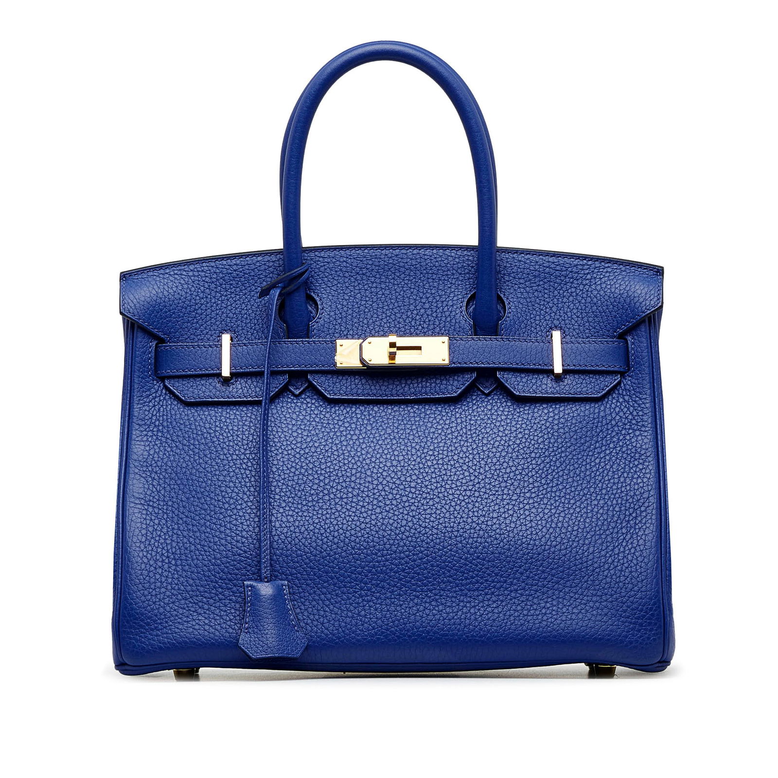 Hermes Taurillon Clemence Birkin 30: Hermes Taurillon Clemence Birkin 30 The Birkin 30 features a leather body rolled leather handles a front flap with a strap and turn lock closure and interior zip and slip pockets. Brand: Hermes Model: