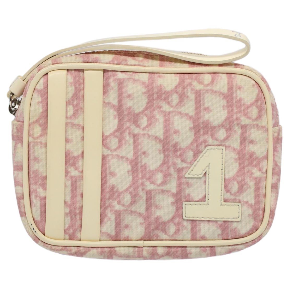 Dior Trotter: Dior Trotter Brand: Dior Model: Trotter Color: Pink Material: Canvas Dimensions: W14cm x H10cm x D4cm Country of Origin: France Comments: Introducing the Christian Dior Pink Trotter Canvas Trotter Pou