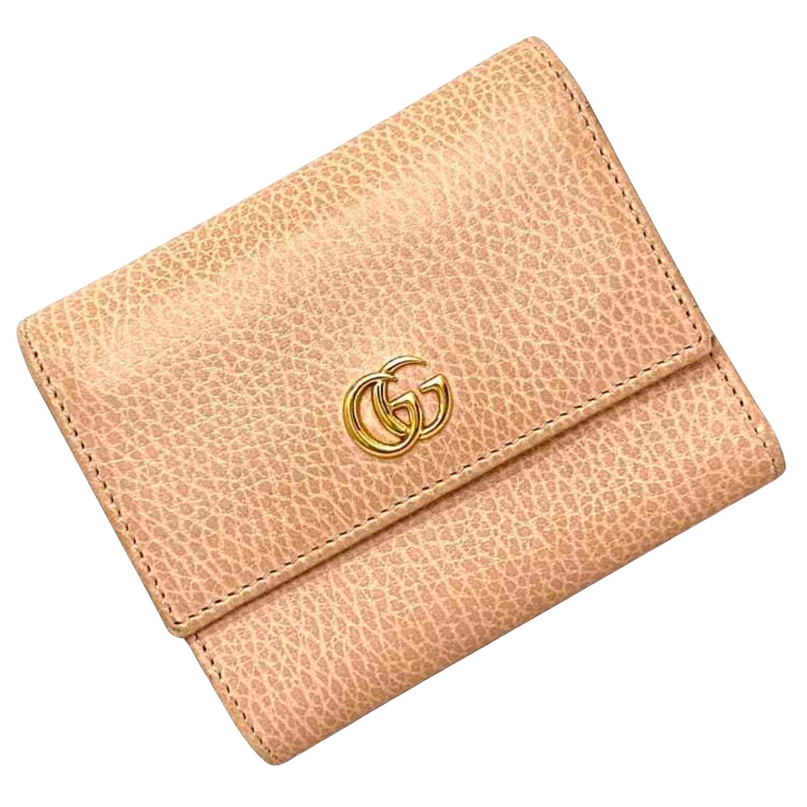Gucci GG Marmont: Gucci GG Marmont Brand: Gucci Model: GG Marmont Color: Pink Material: Leather Dimensions: 9.8cm x 11.5cm x 2.8cm Comments: This Gucci wallet combines practicality and elegance making it the ideal choi