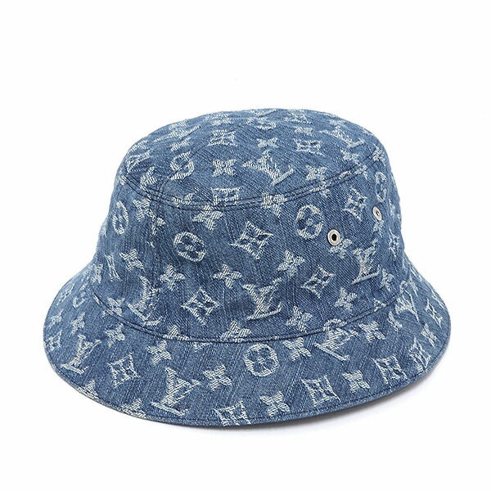 Louis Vuitton Bucket Hat Monogram Essential Blue/Blue M78773 Cotton: Louis Vuitton Bucket Hat Monogram Essential Blue/Blue M78773 Cotton Brand: Louis Vuitton Model: M78773 Country of Origin: France Type: Bucket hat Gender: Women Color: Blue Material: Cotton100% Cotton:
