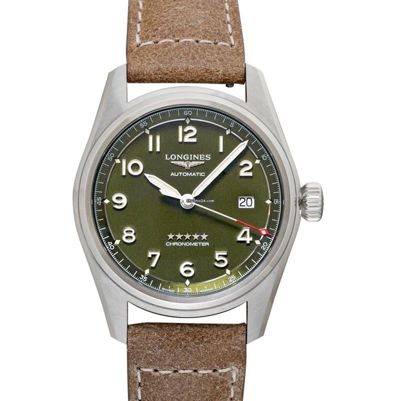 Longines Spirit L38104032 - Spirit Automatic Green Dial Stainless Steel Men's Watch: Longines Spirit L38104032 - Spirit Automatic Green Dial Stainless Steel Men's Watch Brand: Longines Model: Spirit Dealer product code: 26390A Movement: Automatic Case material: Steel Bracelet material