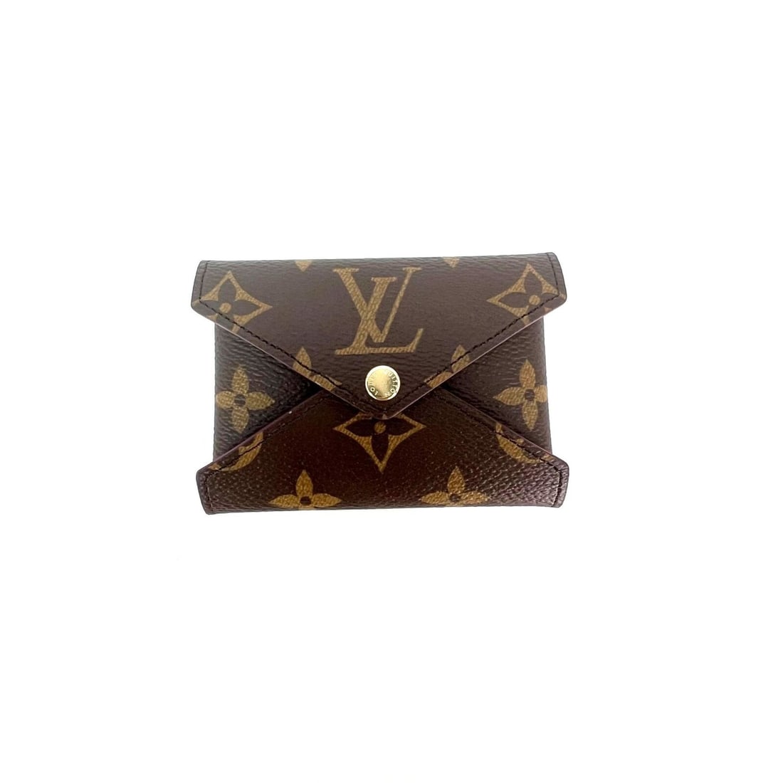 Louis Vuitton KIRIGAMI POCHETTE Small Monogram Crossbody Bag: Louis Vuitton KIRIGAMI POCHETTE Small Monogram Crossbody Bag Bag Width: 3.75 in Shape: Rectangle Closure: Snap Handle/Strap Color: Gold Occasion: Casual Party/Cocktail Size: Small Hardware Color: Gold